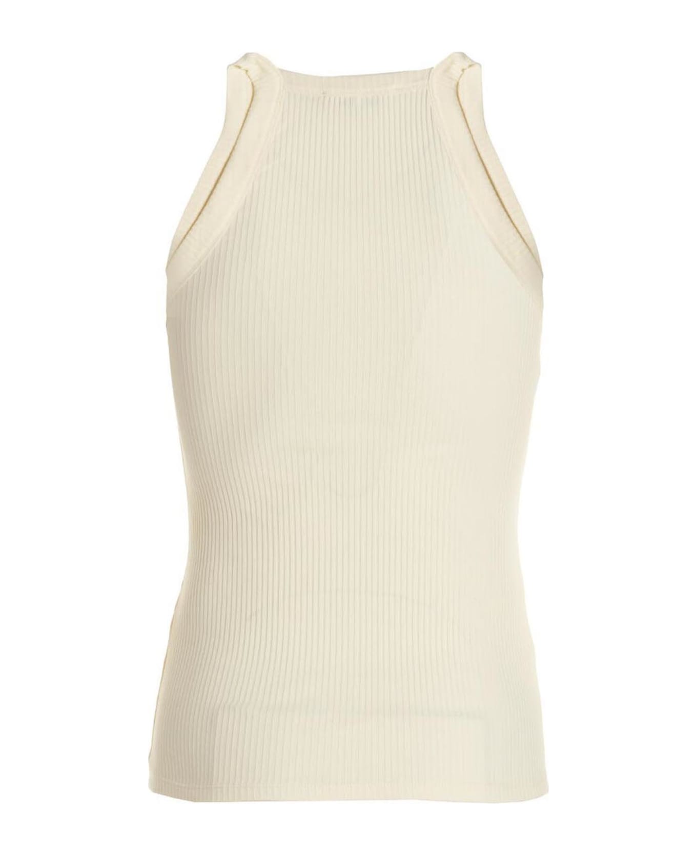 Wales Bonner Groove Tank Top - 100 IVORY タンクトップ