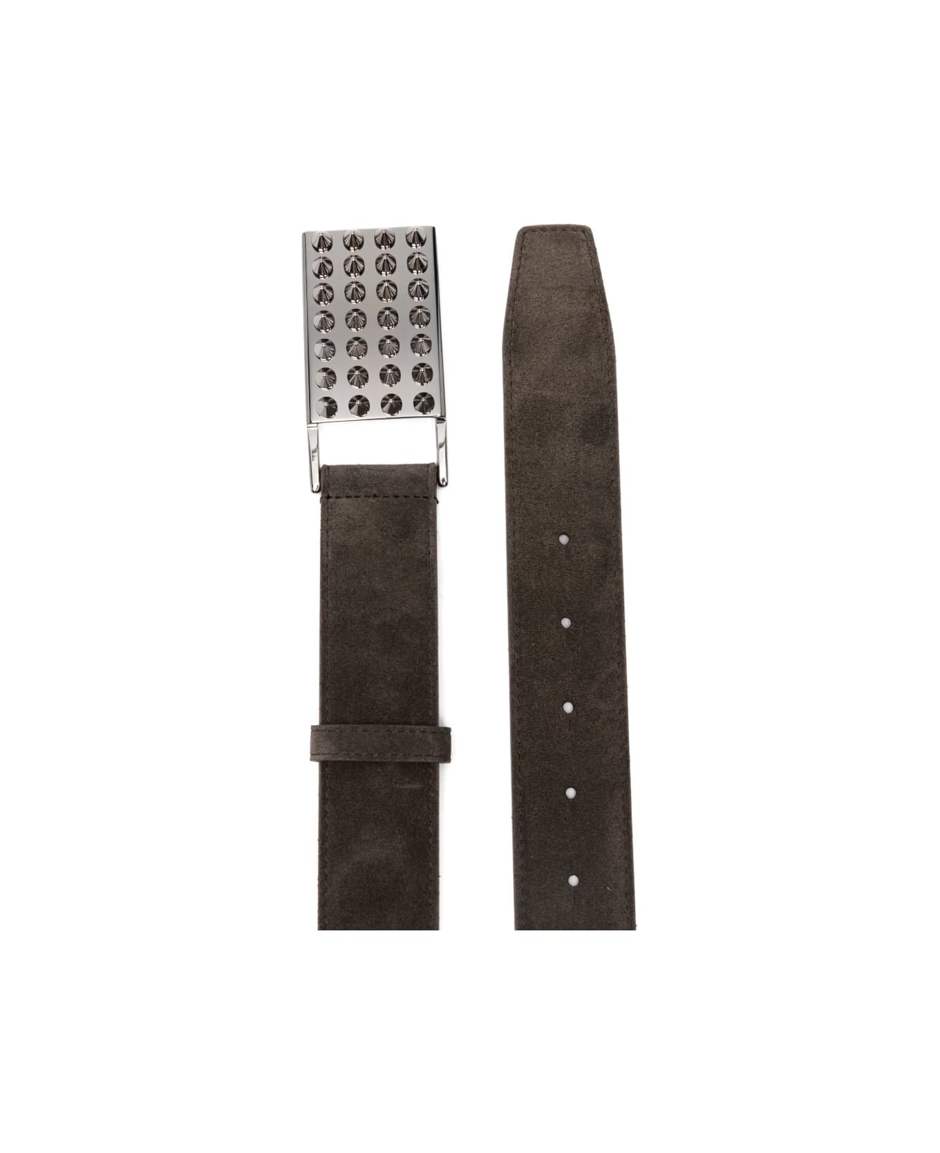 Christian Louboutin Funky Leather Belt - Black