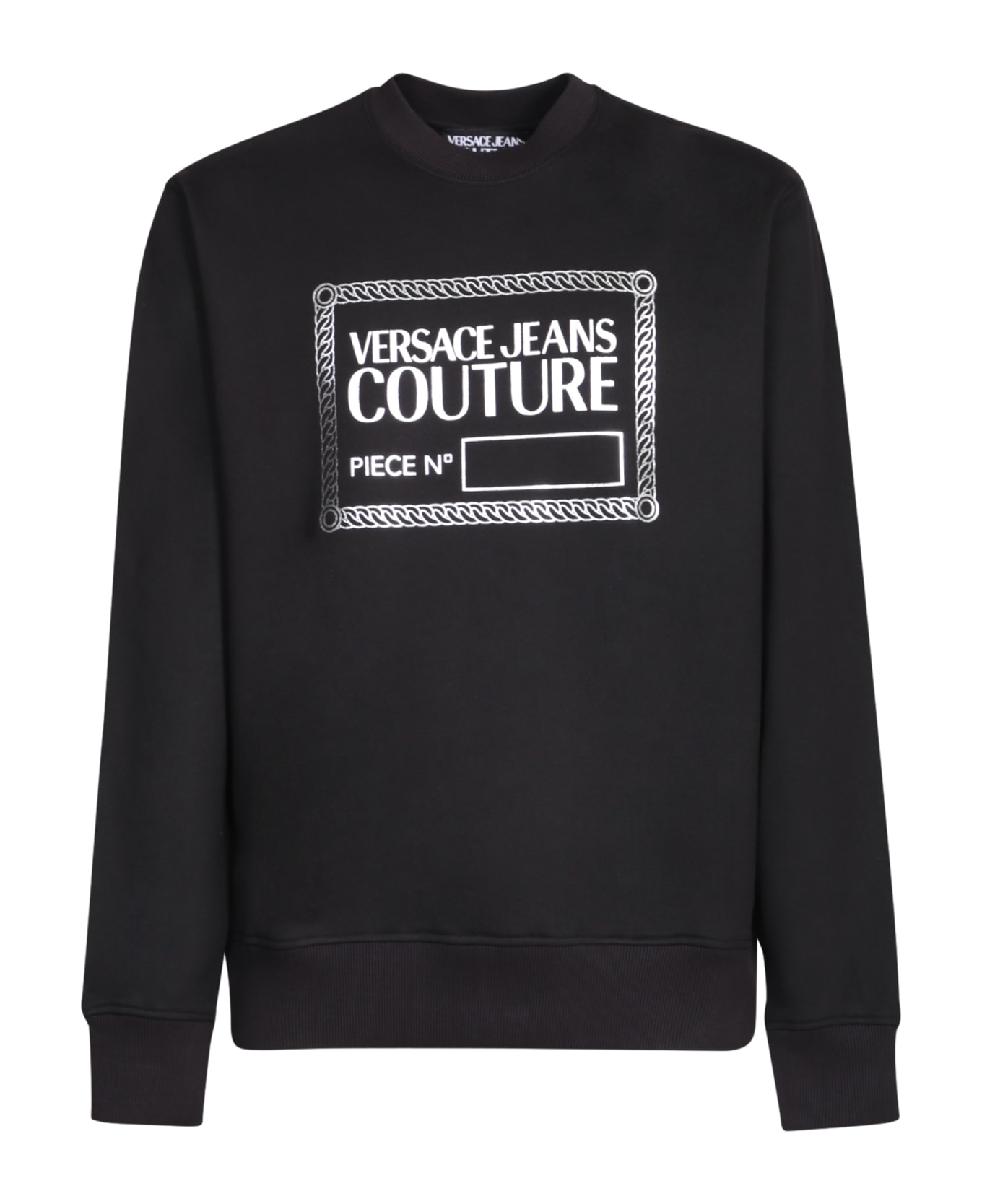Versace Jeans Couture Sweatshirt With Logo - Nero