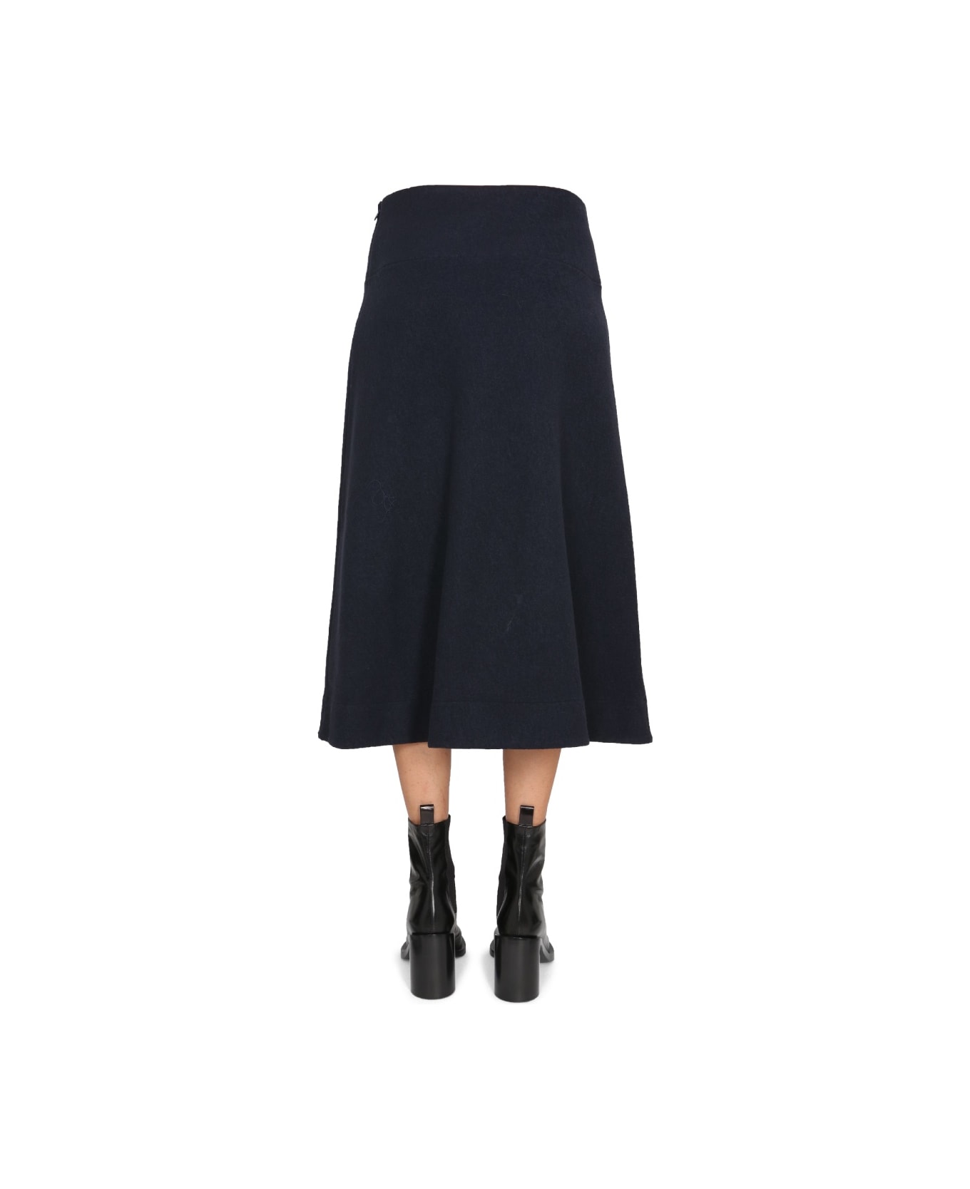 Jil Sander Wool Skirt - BLUE スカート