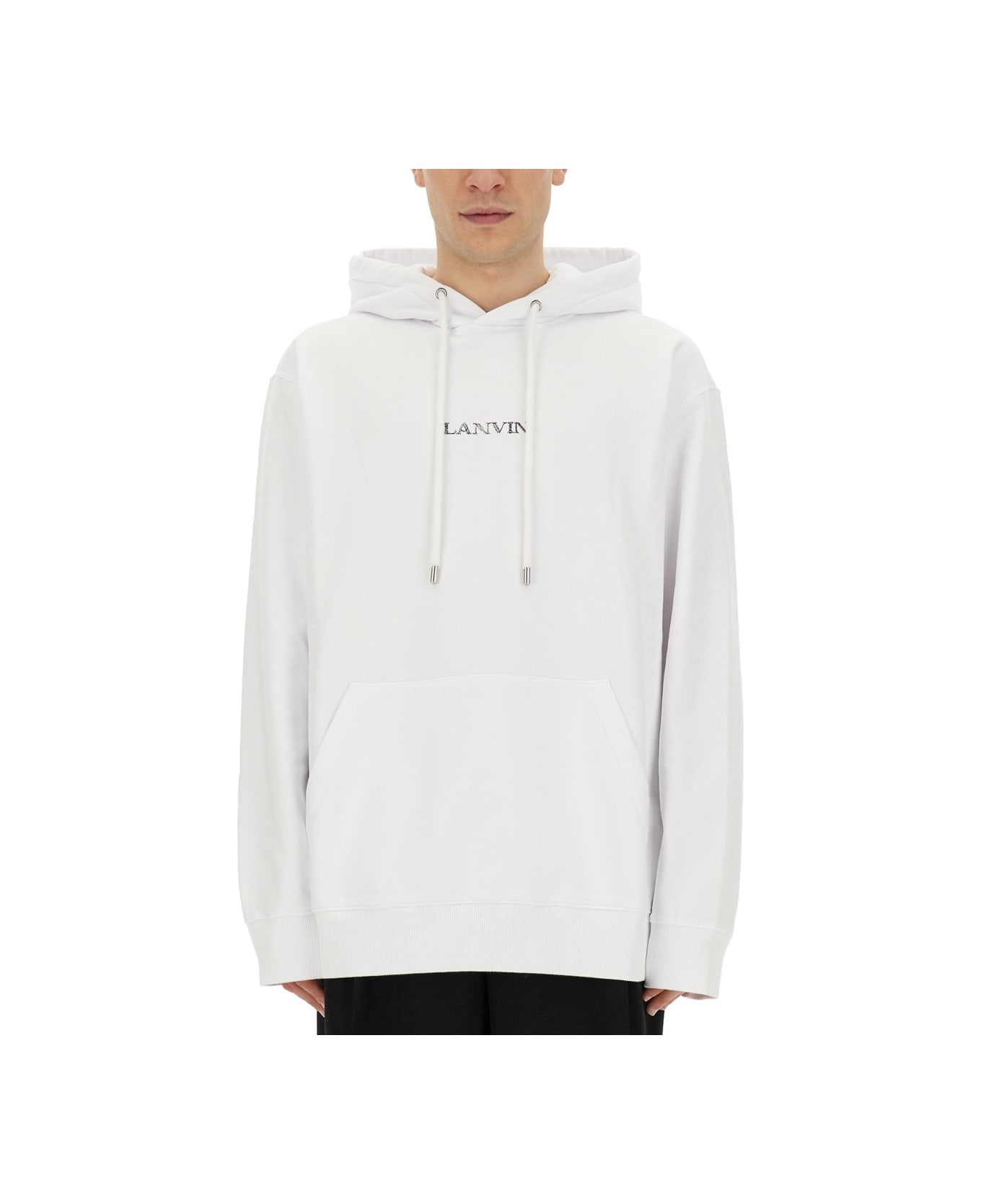 Lanvin Sweatshirt With Logo - WHITE