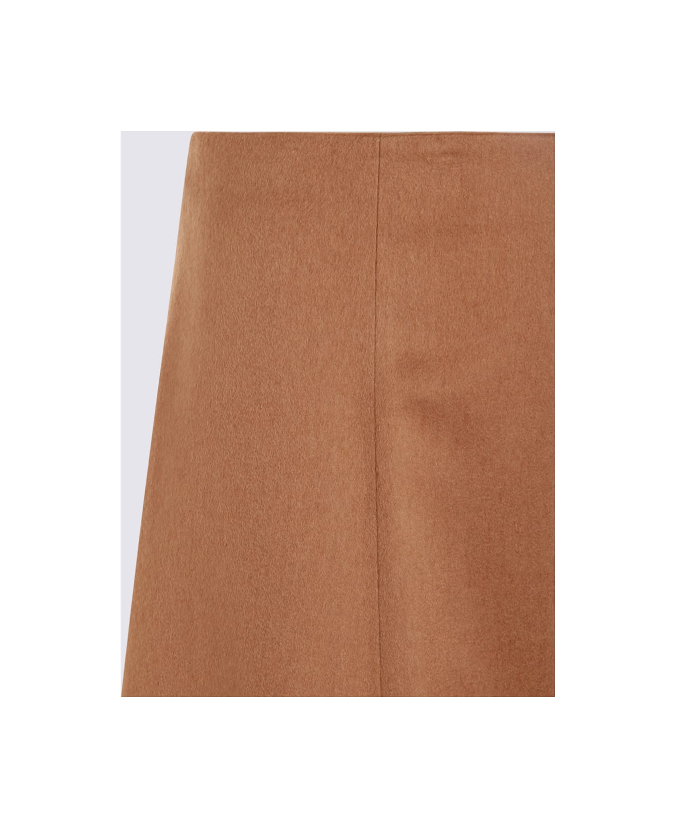 Max Mara Beige Wool Geneve Skirt - Camel