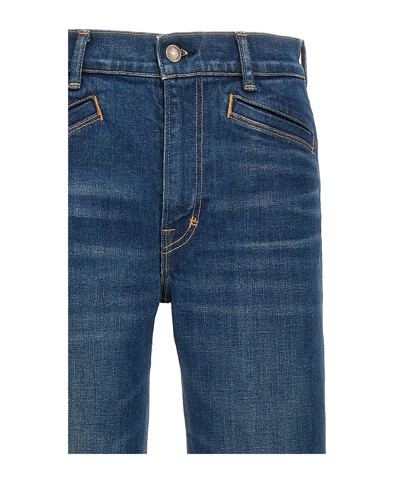 Tom Ford 'stone Washed Denim Flare' Jeans - Blue