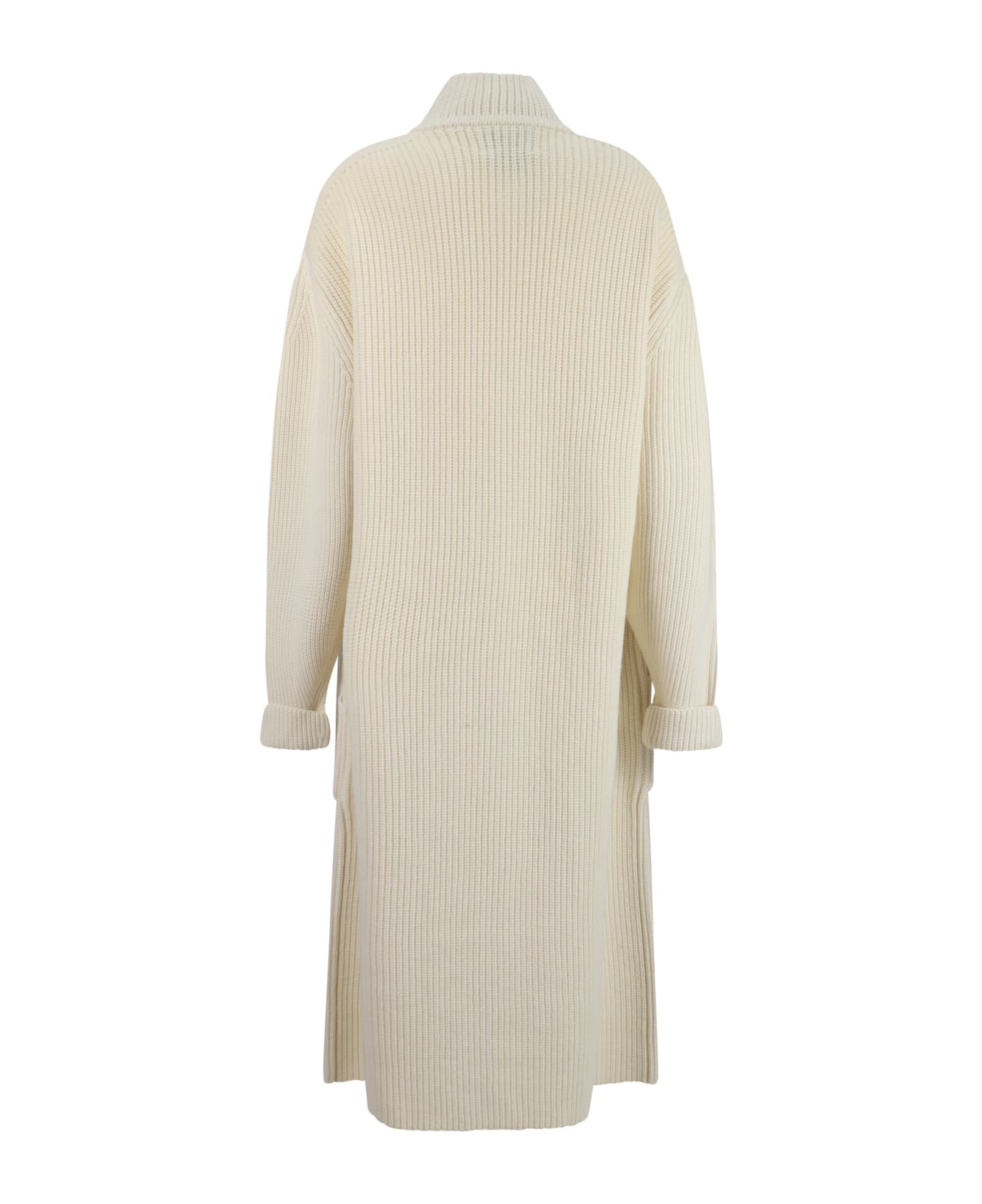 Sa Su Phi E.r. Long Coat Cardigan - Ivory