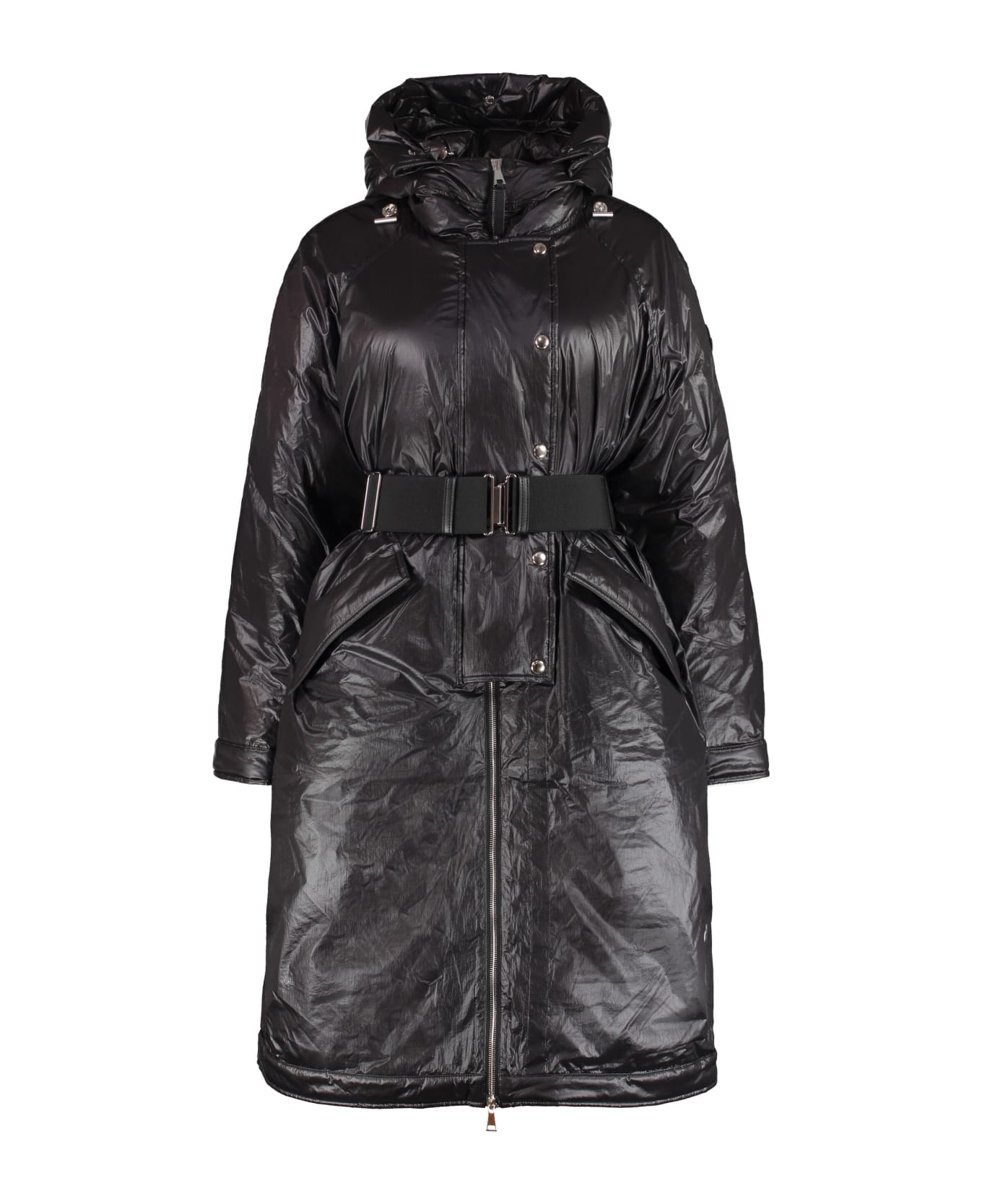 Moncler 2 Moncler 1952 - Marie Zip And Snap Button Fastening Down Jacket - black コート