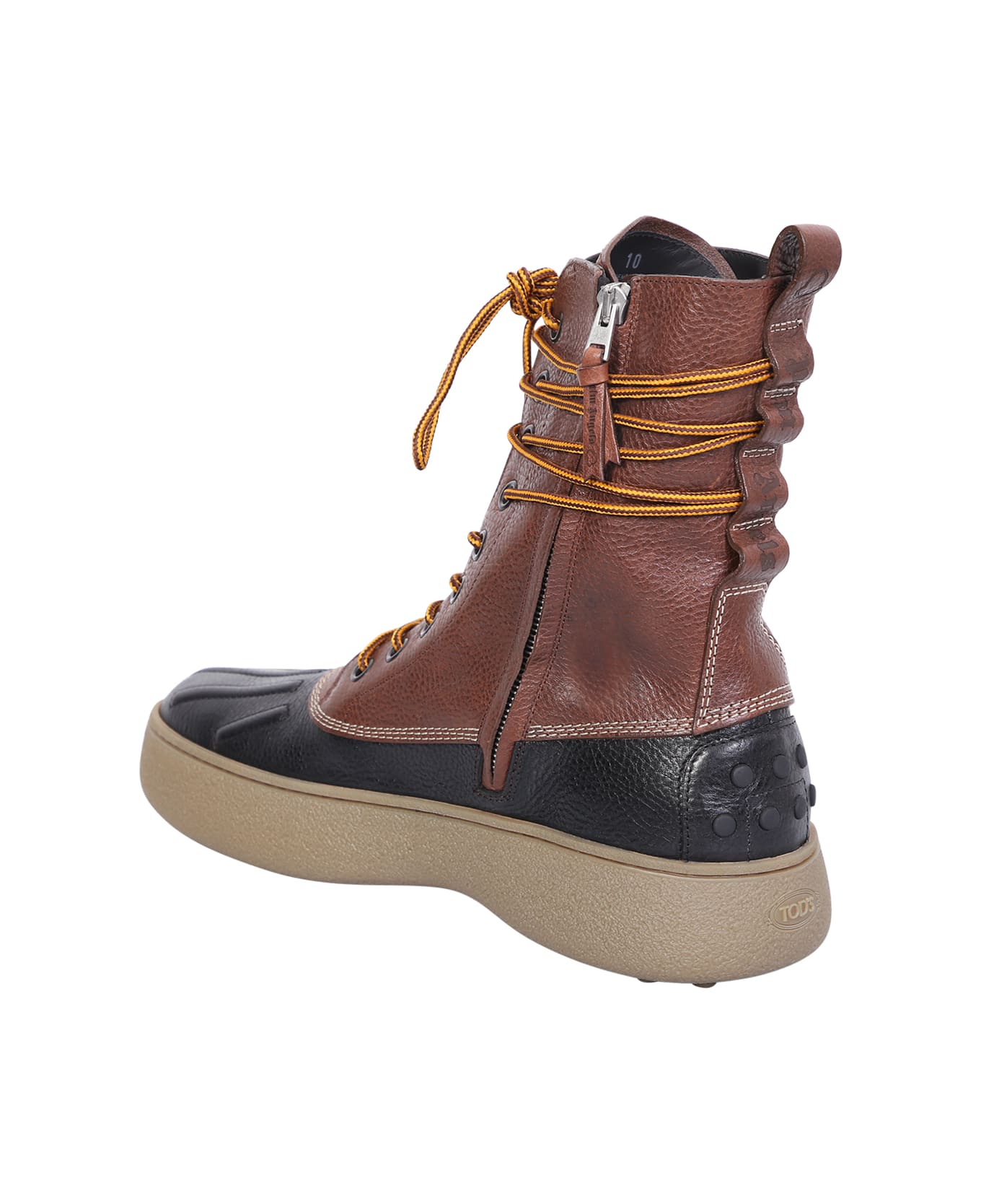 Moncler Genius Winter Gommino Leather Boots - Brown