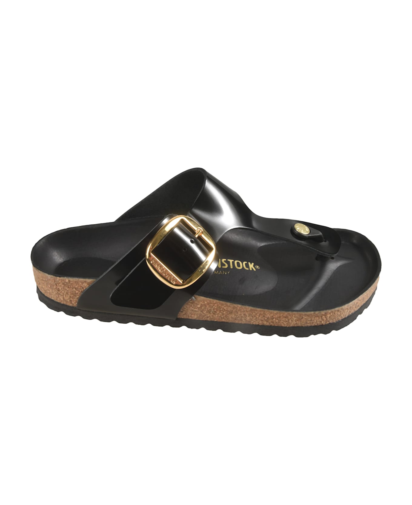 Birkenstock Gizeh Big Buckle Sandals - High-shine Black