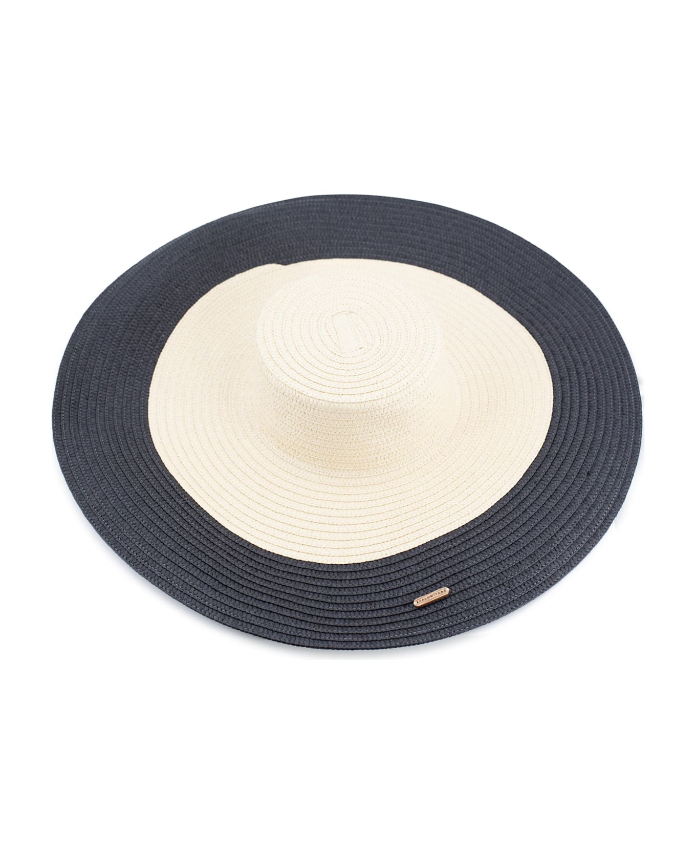 Paloma Barceló Raffia Hat - Black
