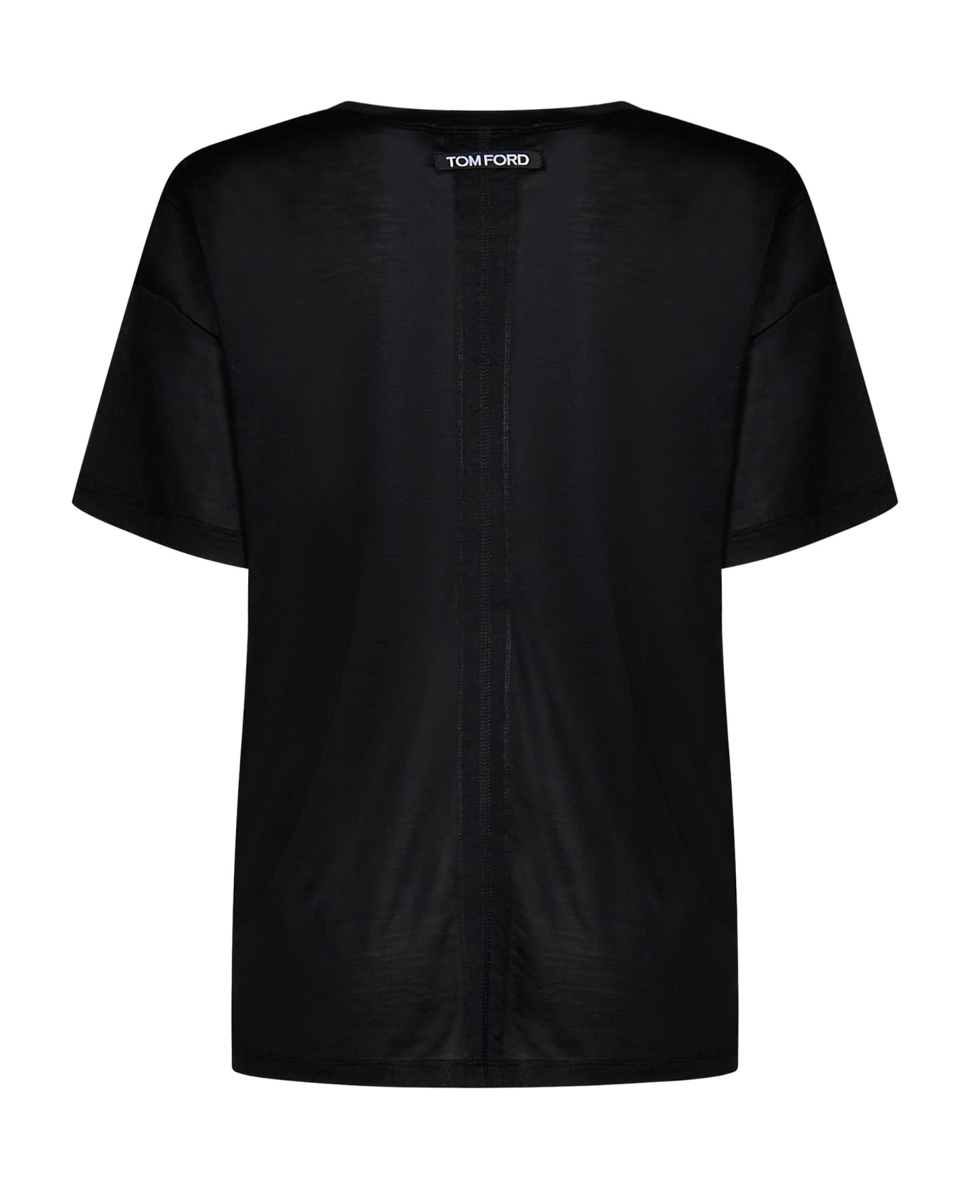 Tom Ford Logo Print T-shirt - Black Tシャツ