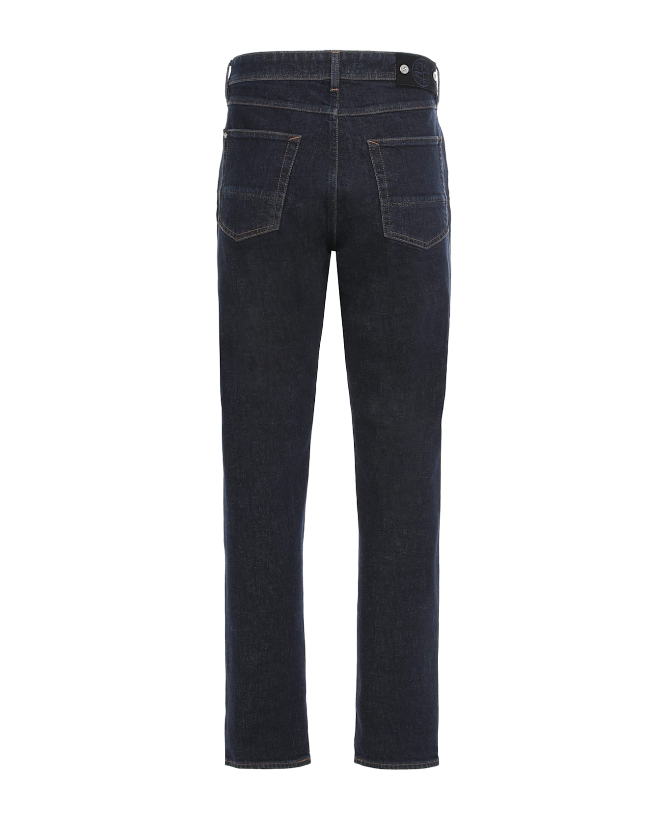 Stone Island Denim Research - Slim Fit Jeans With Five Pockets - blue