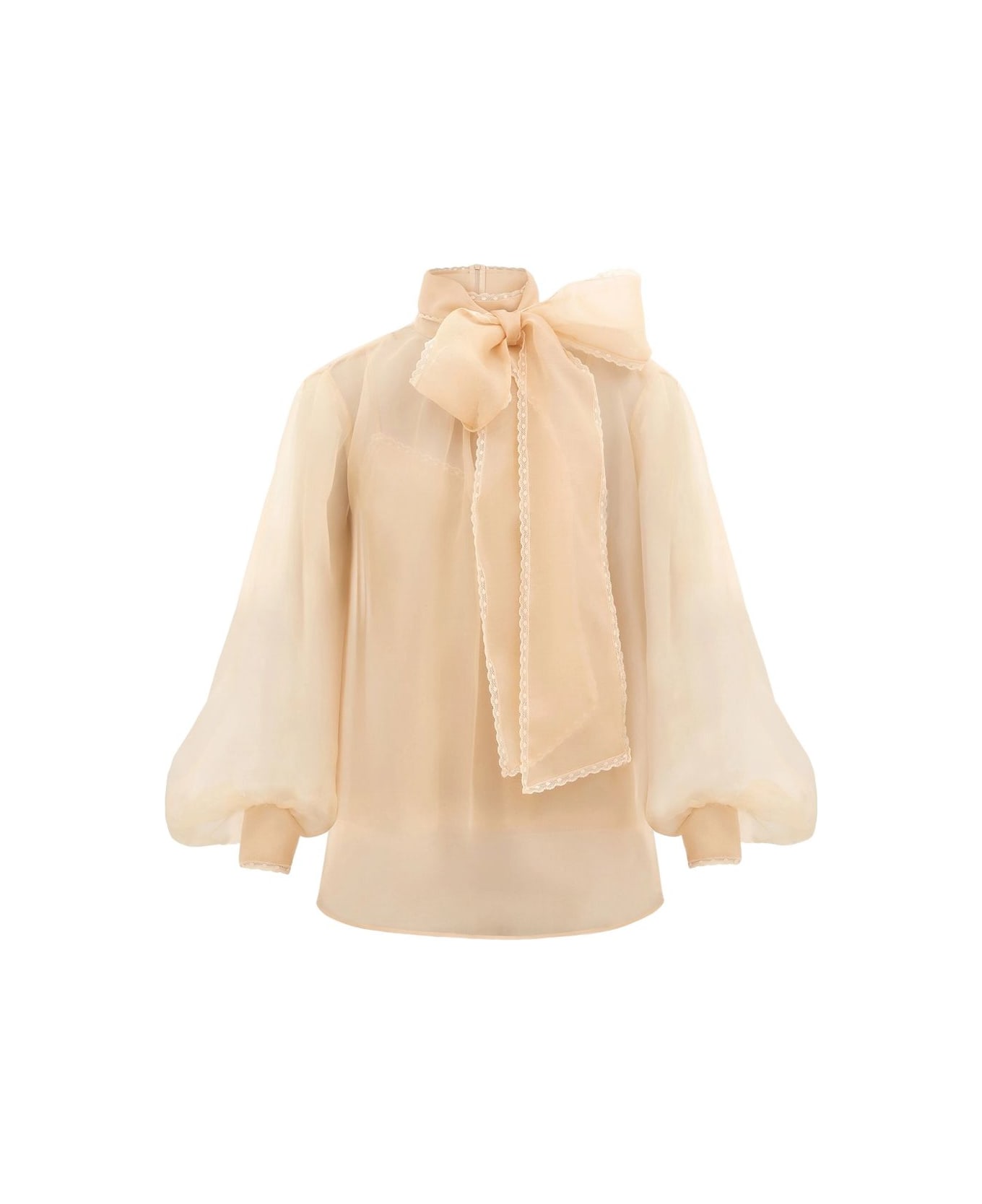 Zimmermann Silk Blouse - Beige