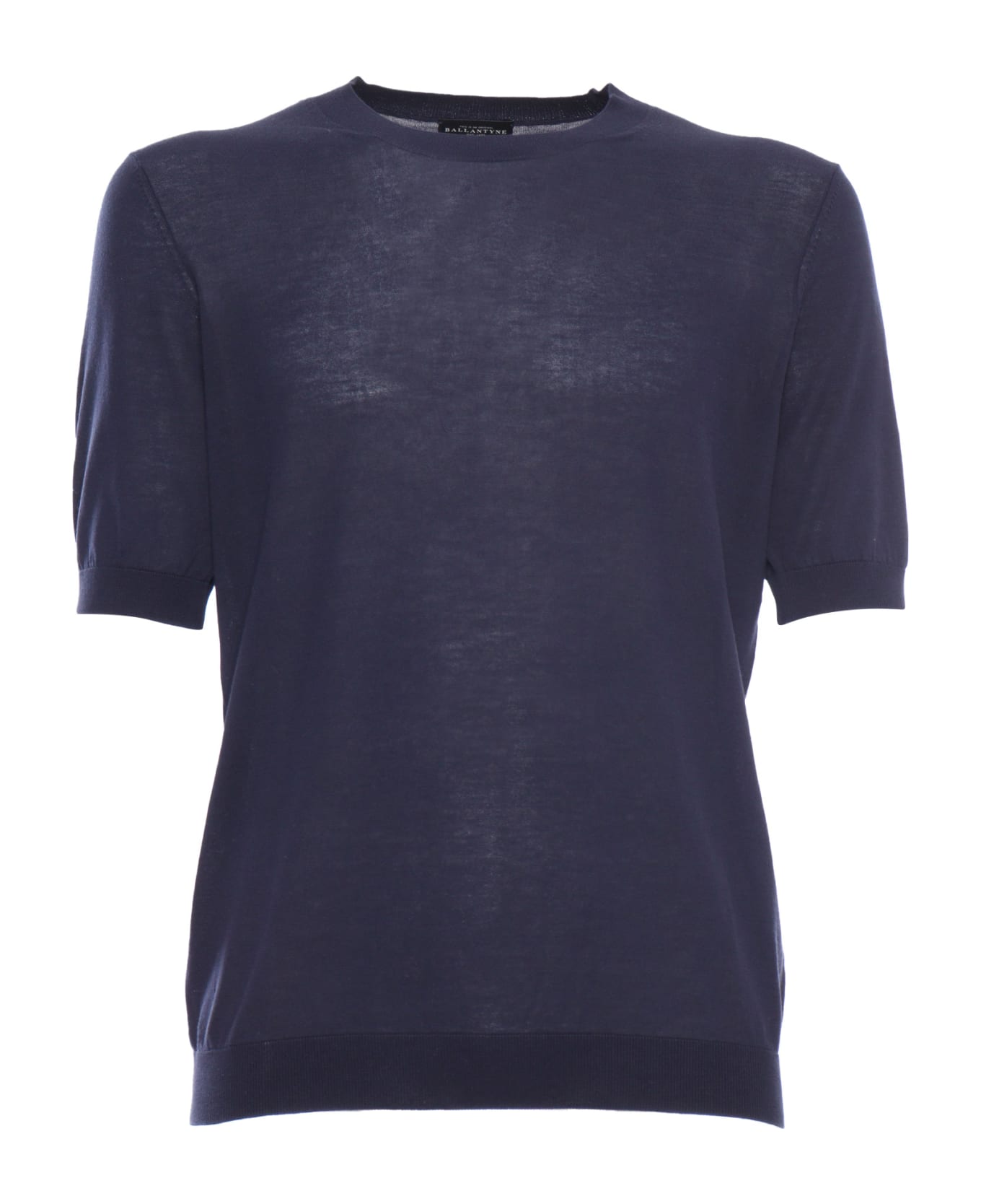 Ballantyne Blue Knit T-shirt - BLUE