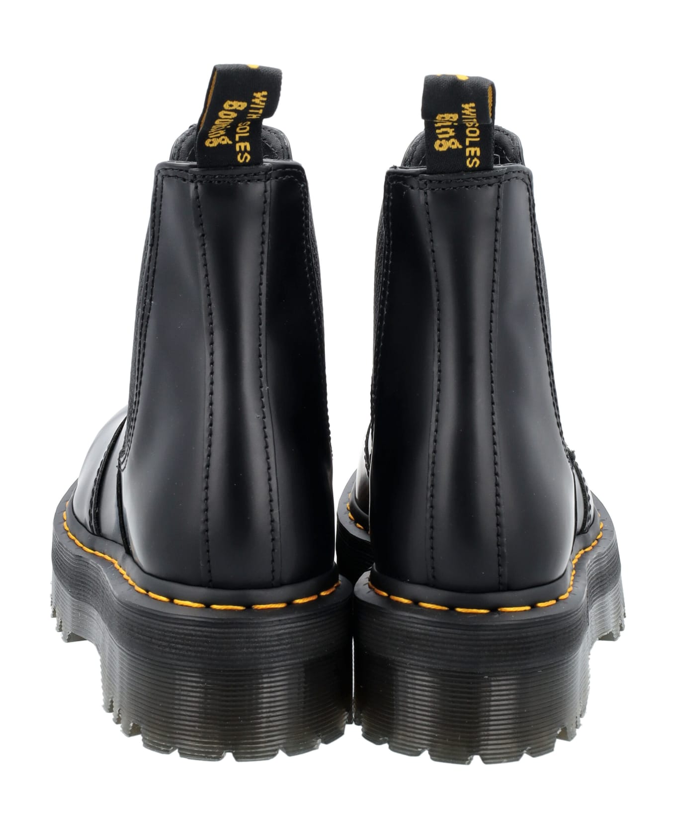 Dr. Martens 2976 Quad Platform Chelsea Boots - BLACK