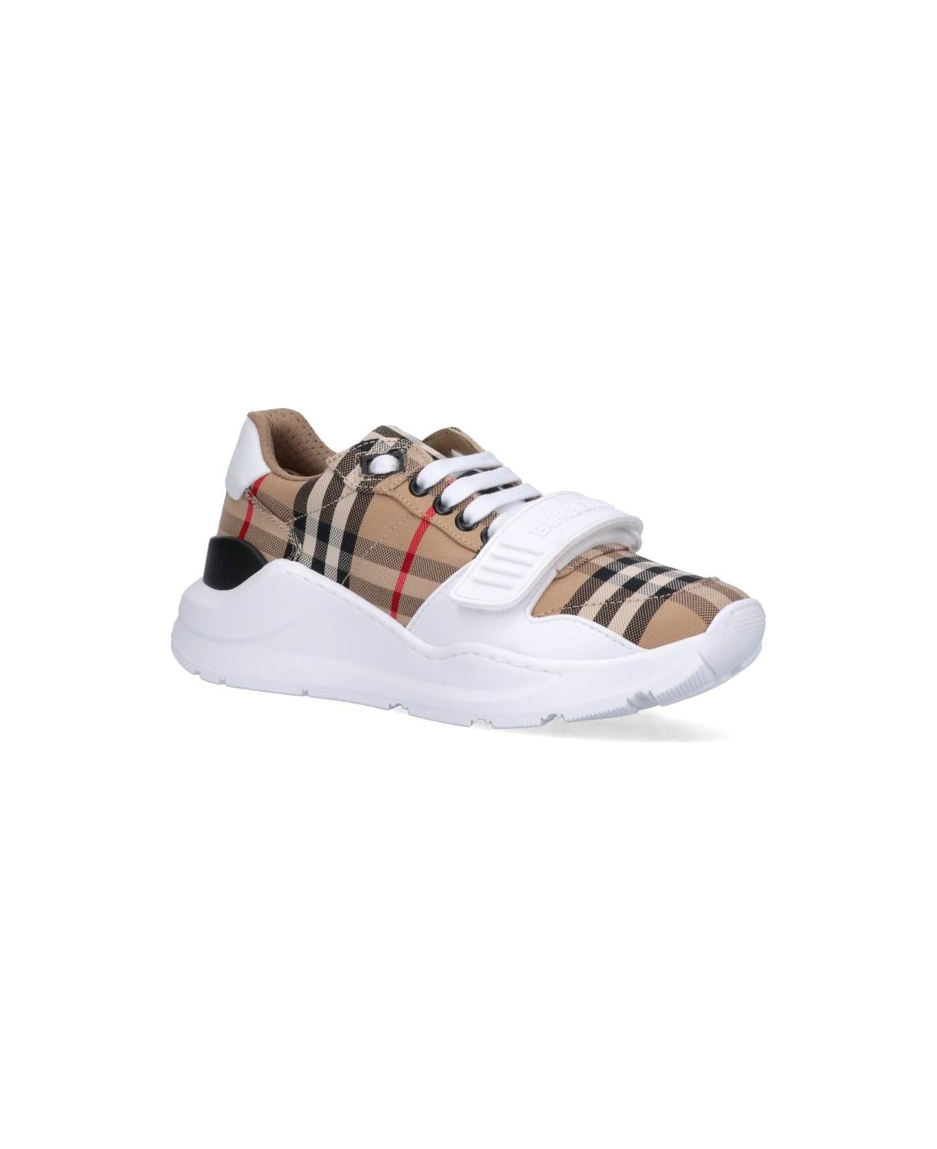 Burberry Check Sneakers - A7028