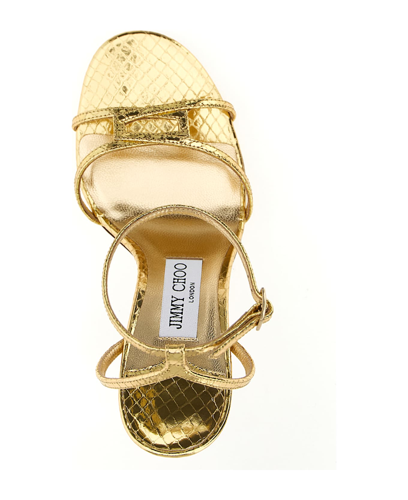 Jimmy Choo '1998 Leo 100' Sandals - Gold サンダル