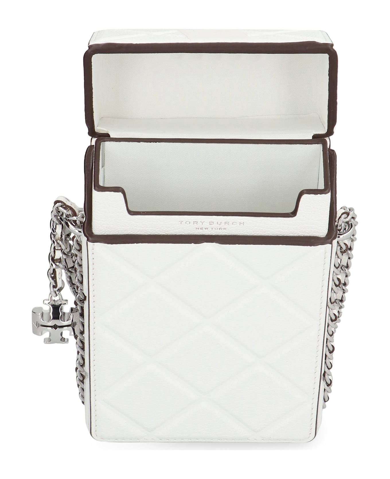 Tory Burch Fleming Leather Smartphone Case - White