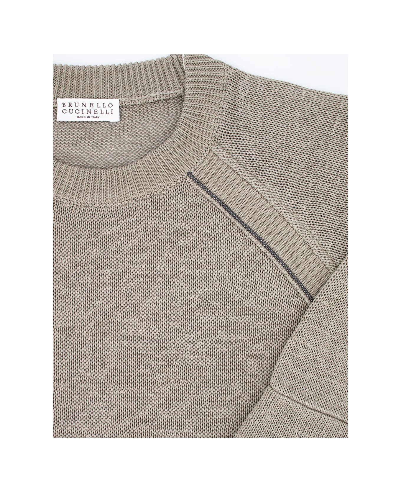 Brunello Cucinelli Cotton Crewneck Sweater - JACKFRUIT
