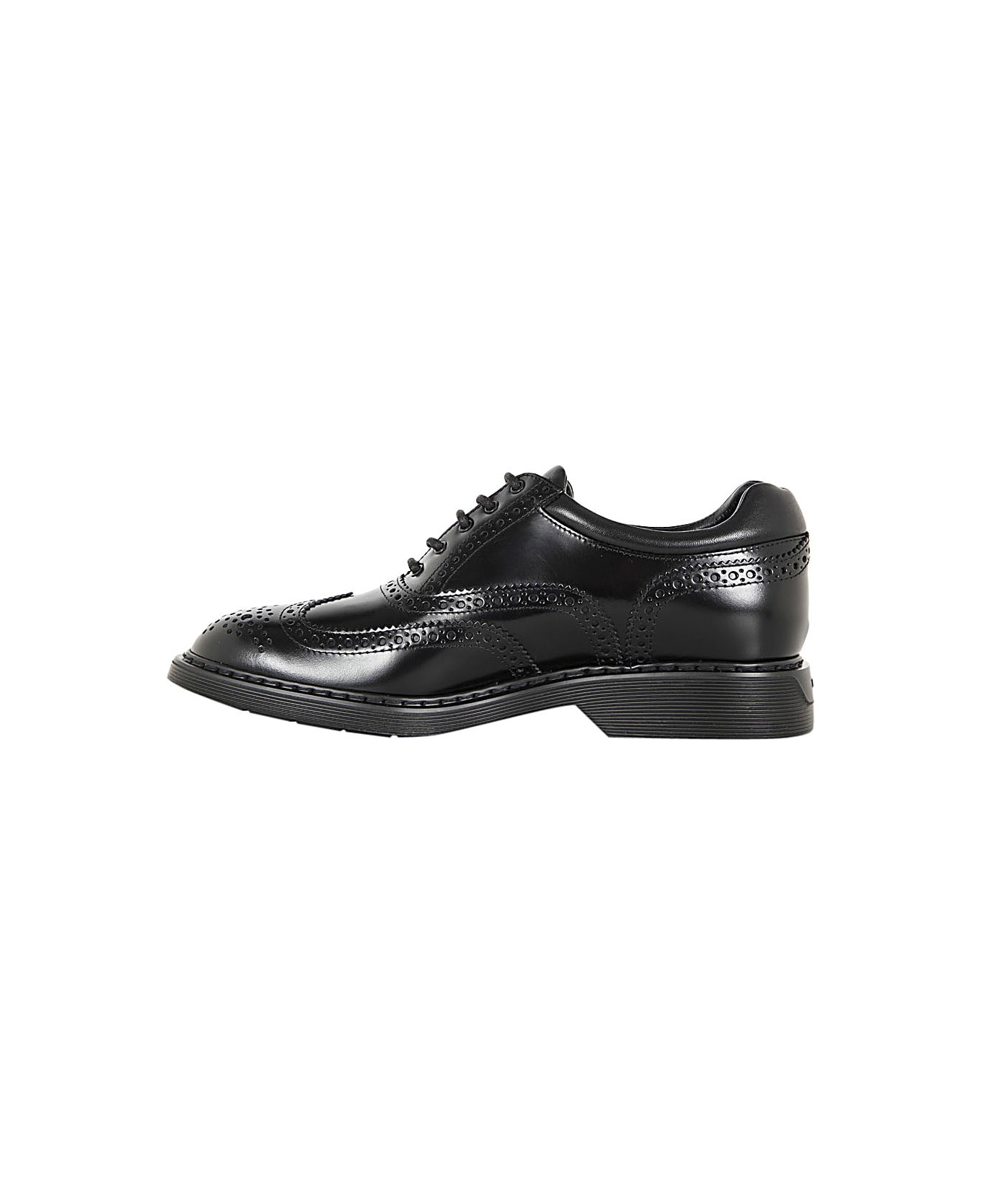 Hogan H576 Lace-up Multi Shoes - Black