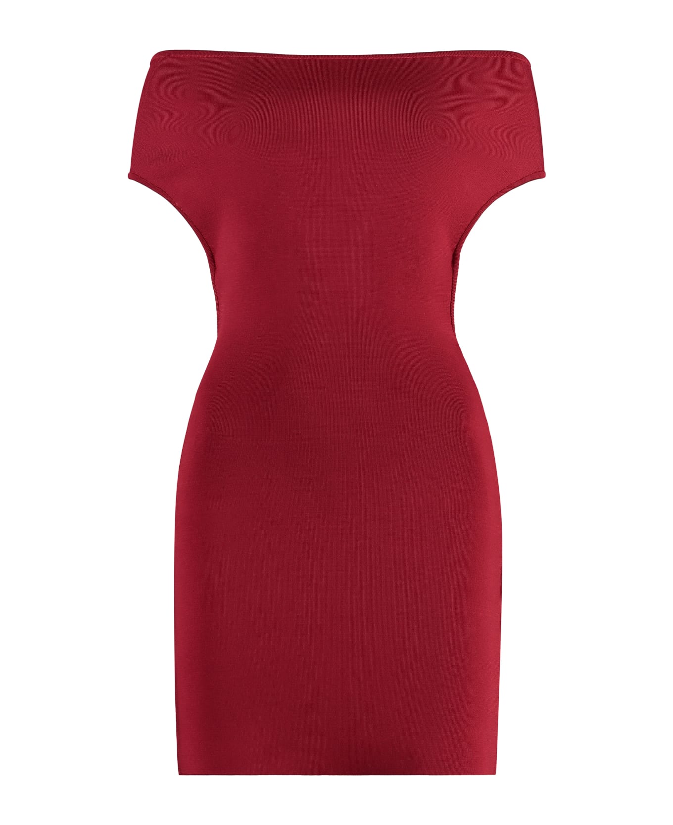 Jacquemus Cubista Knitted Dress - red