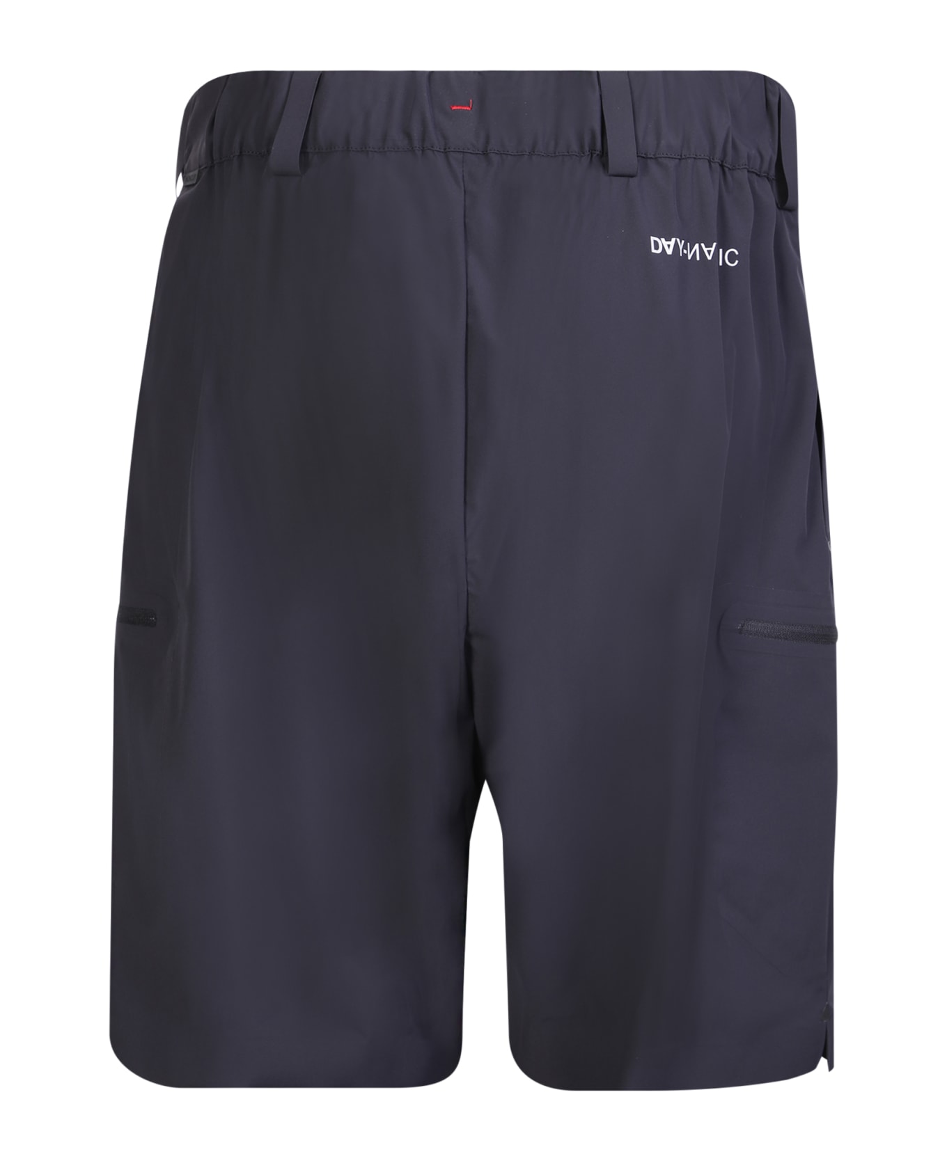 Moncler Grenoble Black Nylon Bermuda Shorts With Logo - Nero