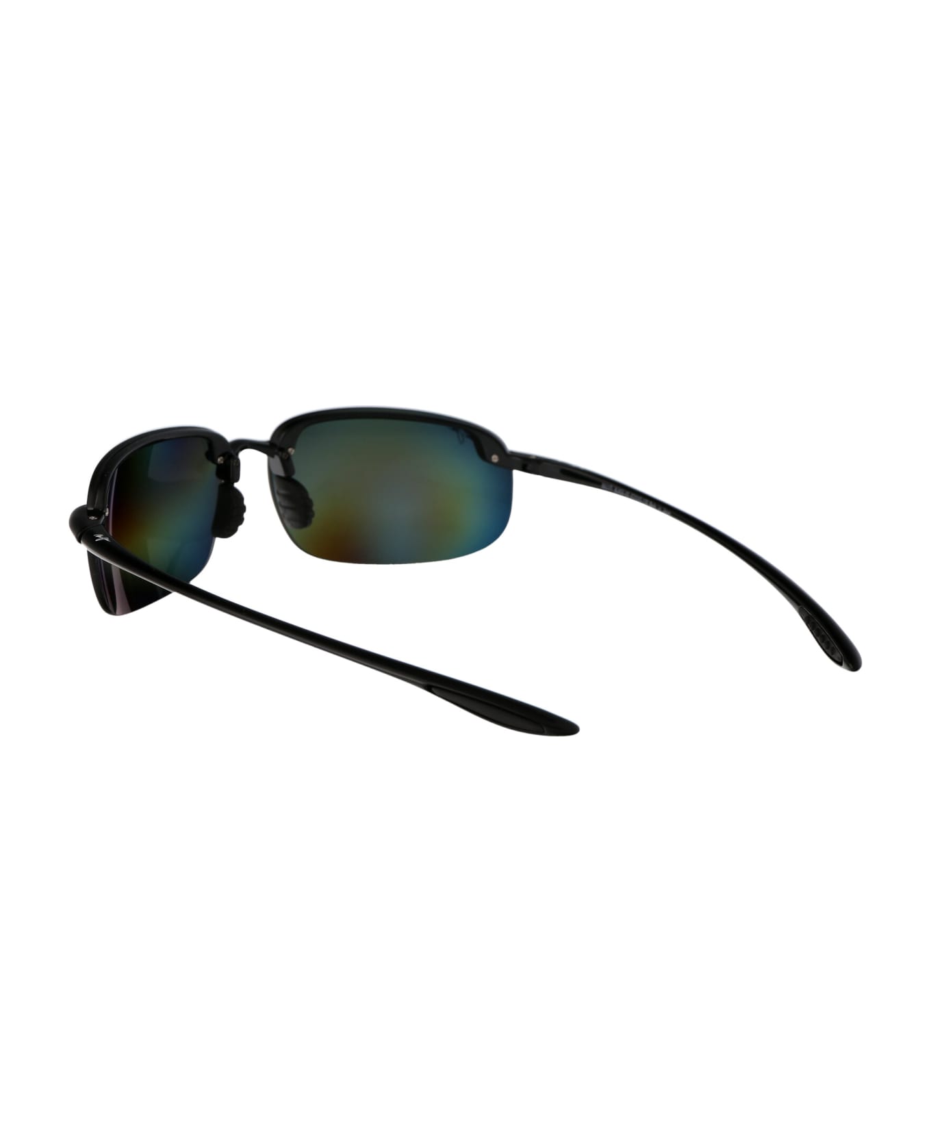 Maui Jim Hookipa Xlarge Sunglasses - 02 GREY BLACK GLOSS サングラス