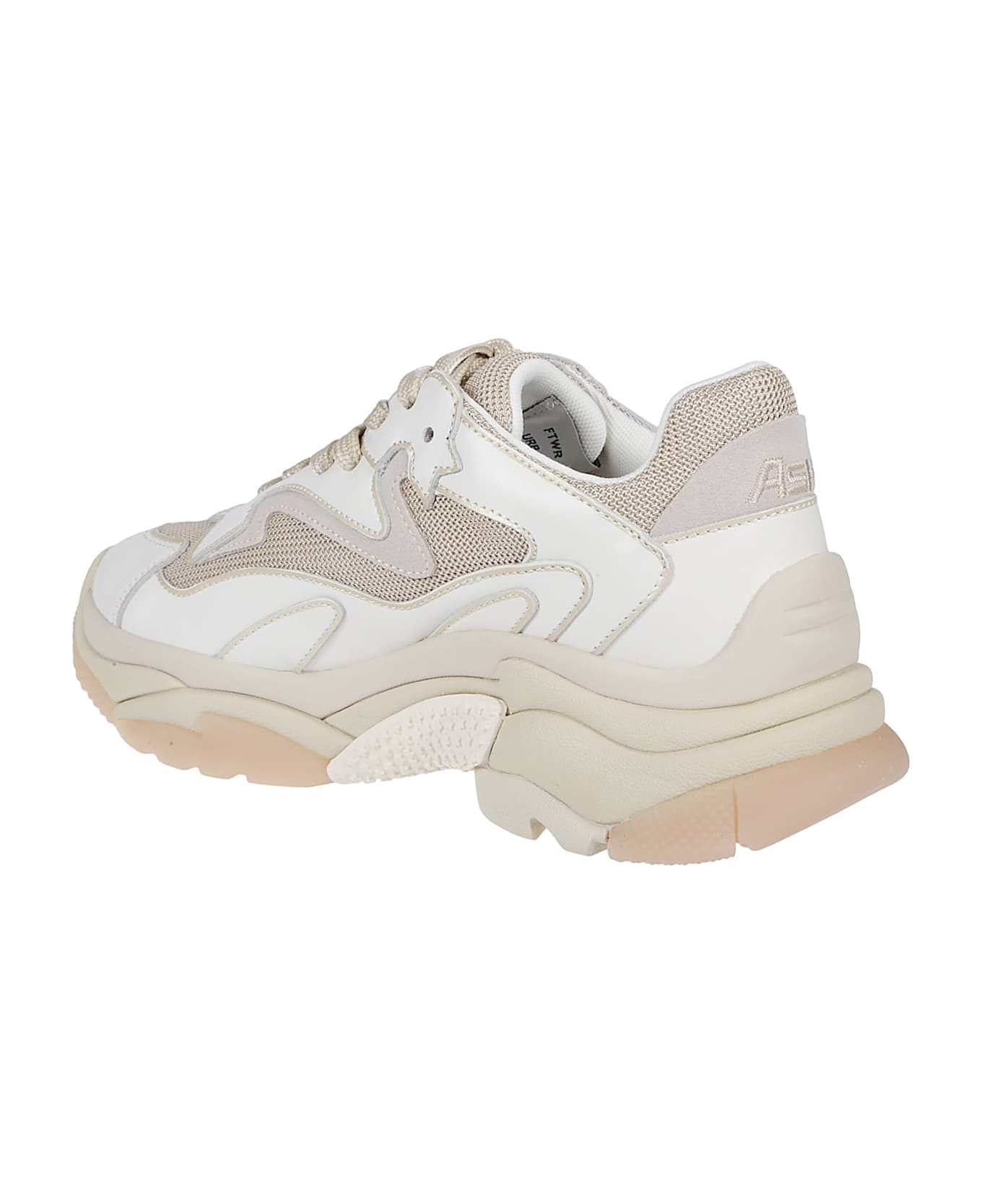Ash Addict Sneakers - White/white/gold
