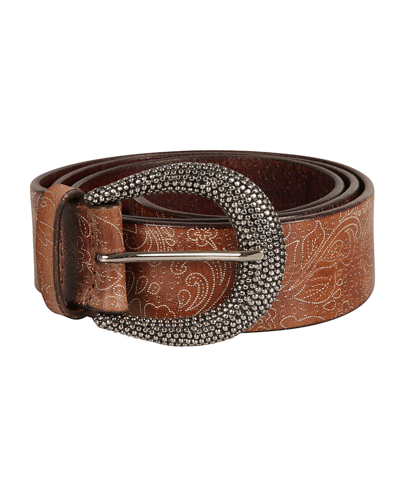 Orciani Stain Soapy Belt - Leather Brown