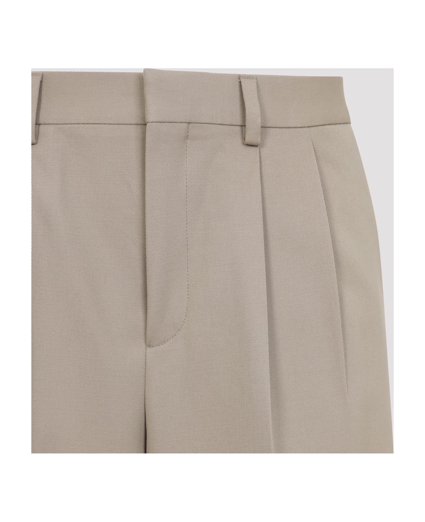 Celine Pleated Pants - BEIGE