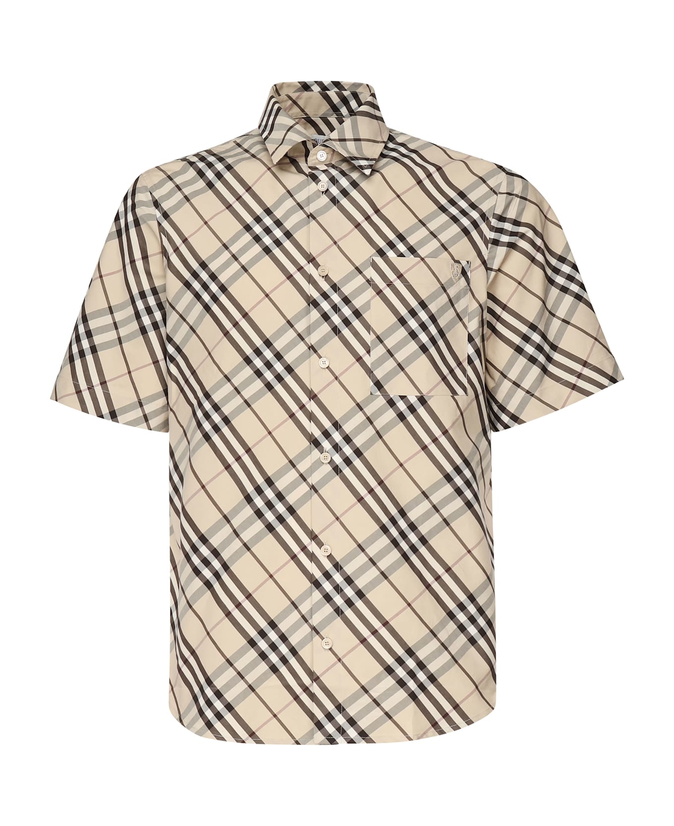 Burberry Shirt With Vintage Check Pattern - Beige