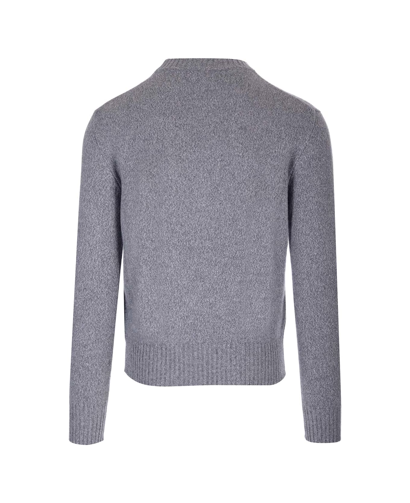 Ami Alexandre Mattiussi Cashmere And Wool Sweater - GREY ニットウェア