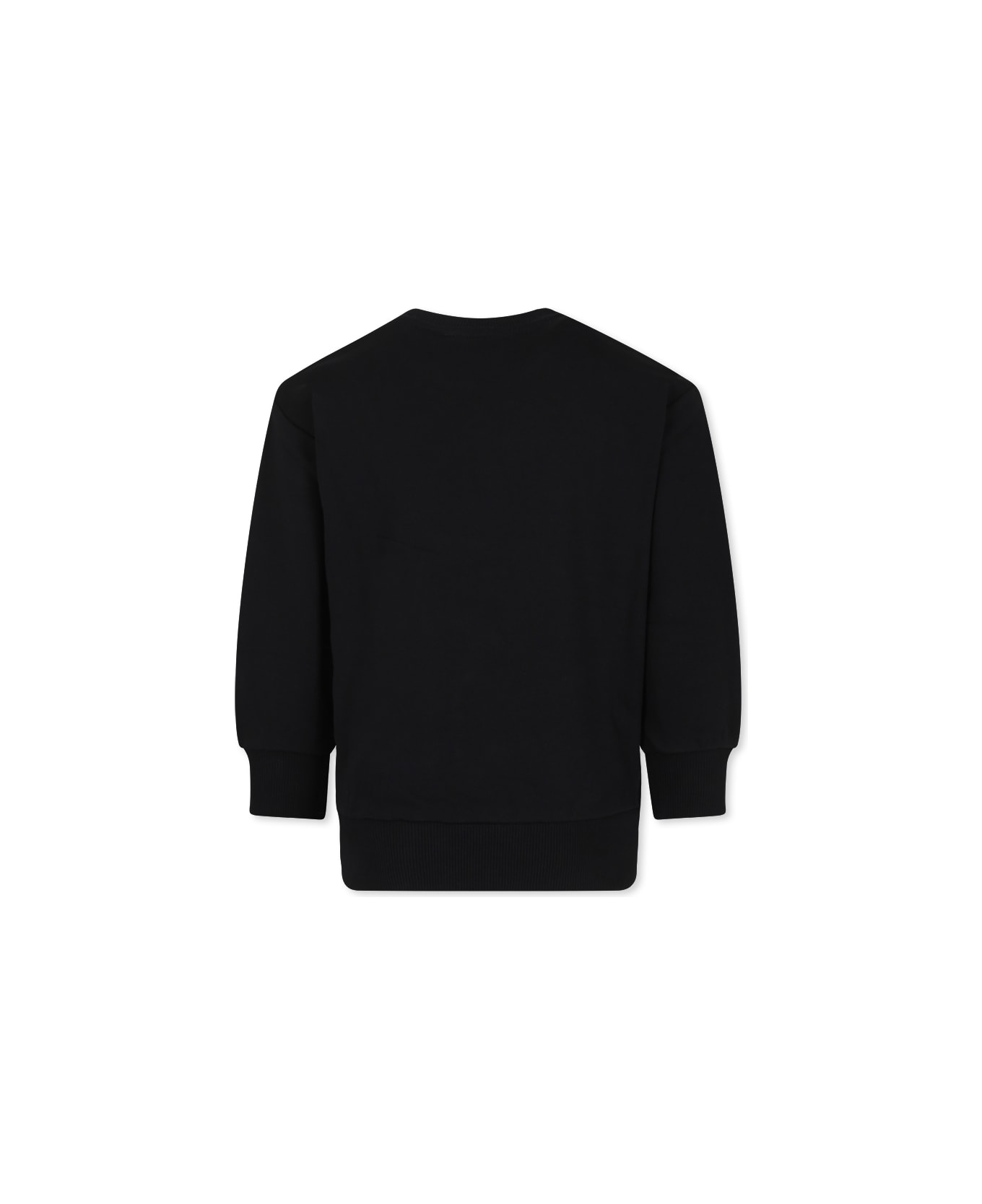 Diesel Black Sweatshirt For Boy With Logo - Black