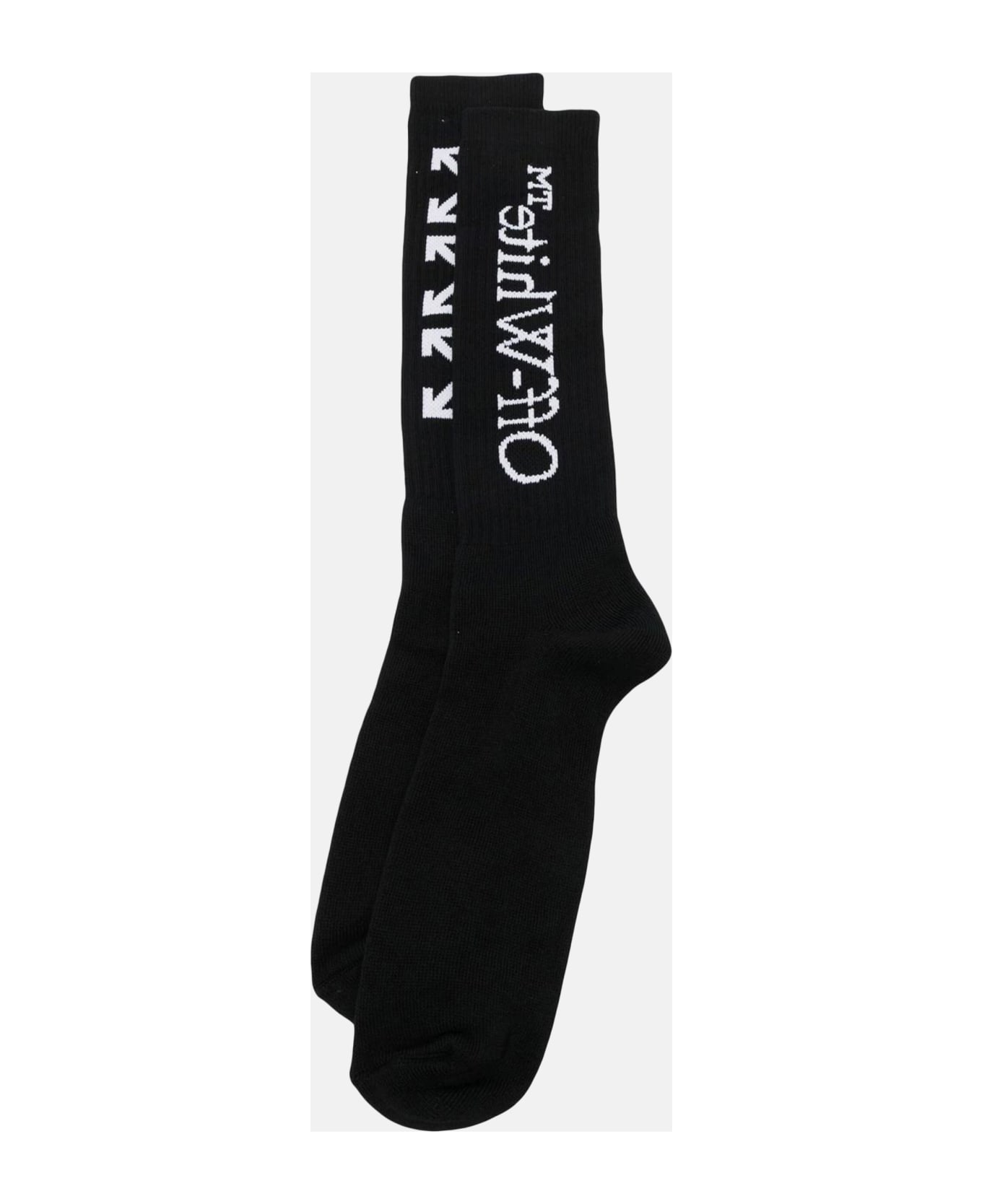 Off-White Core Bookish Arrow Socks - Black