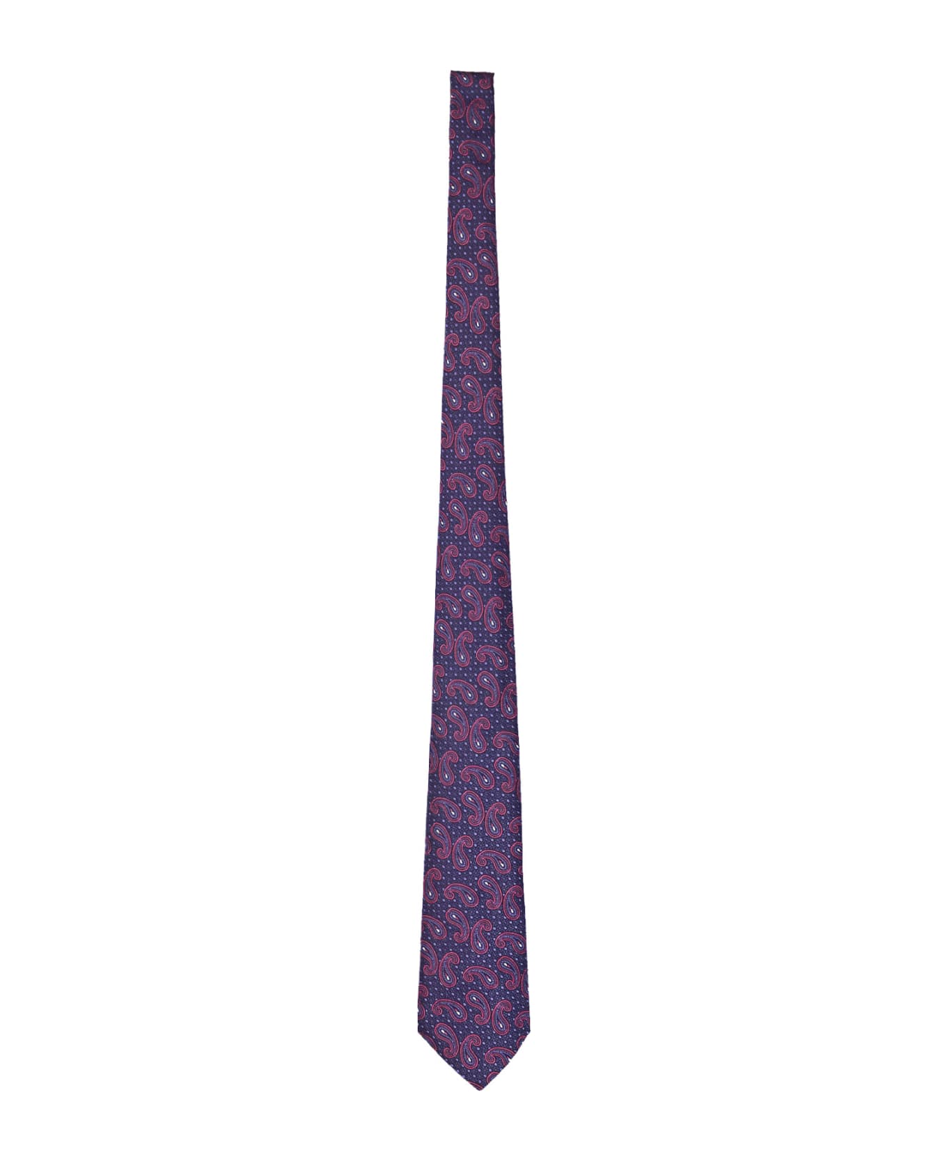 Etro Paisley Tie - MULTICOLOR FDO BLU