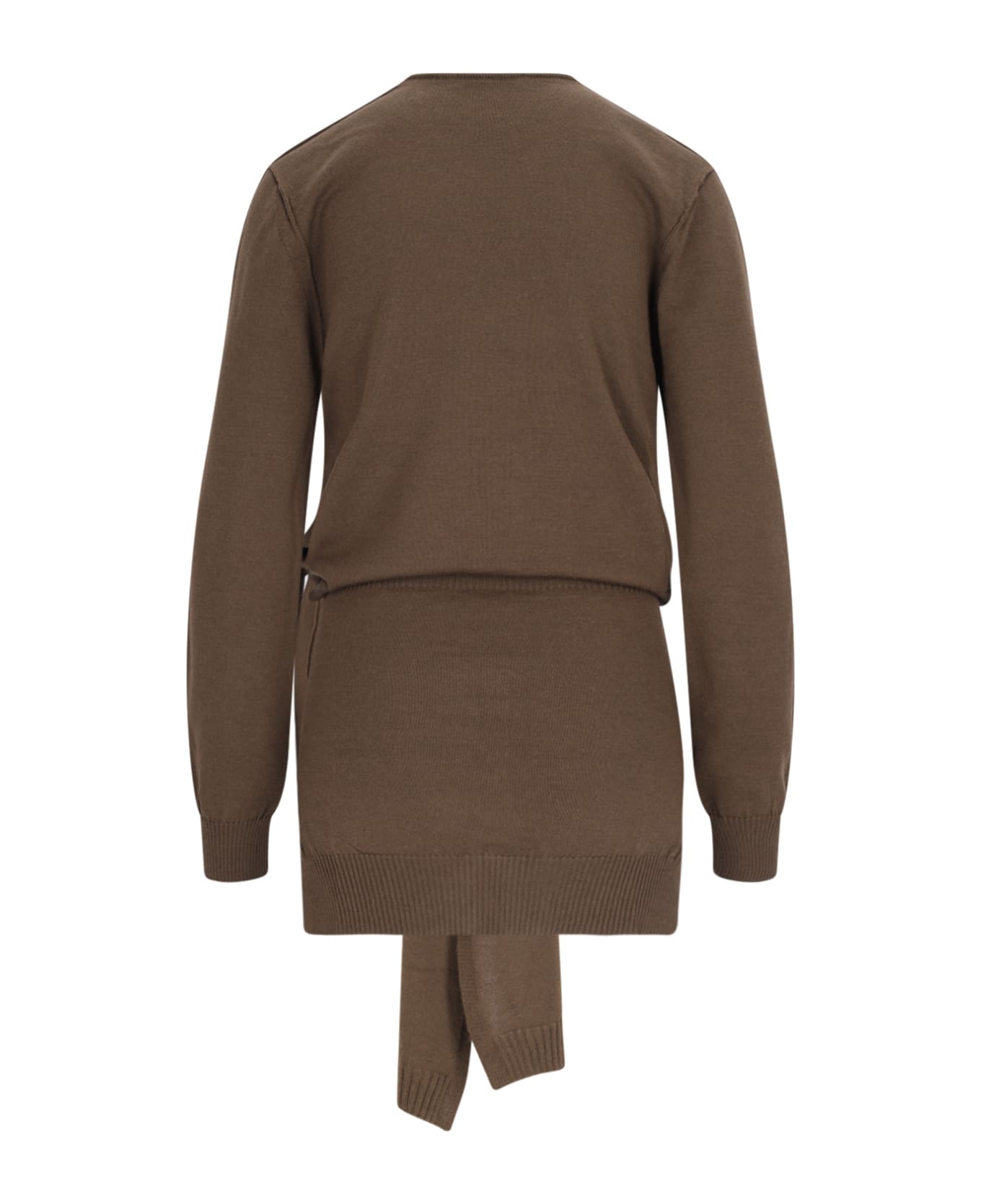 Lemaire Trompe-l' Il Panel Sweater - Brown