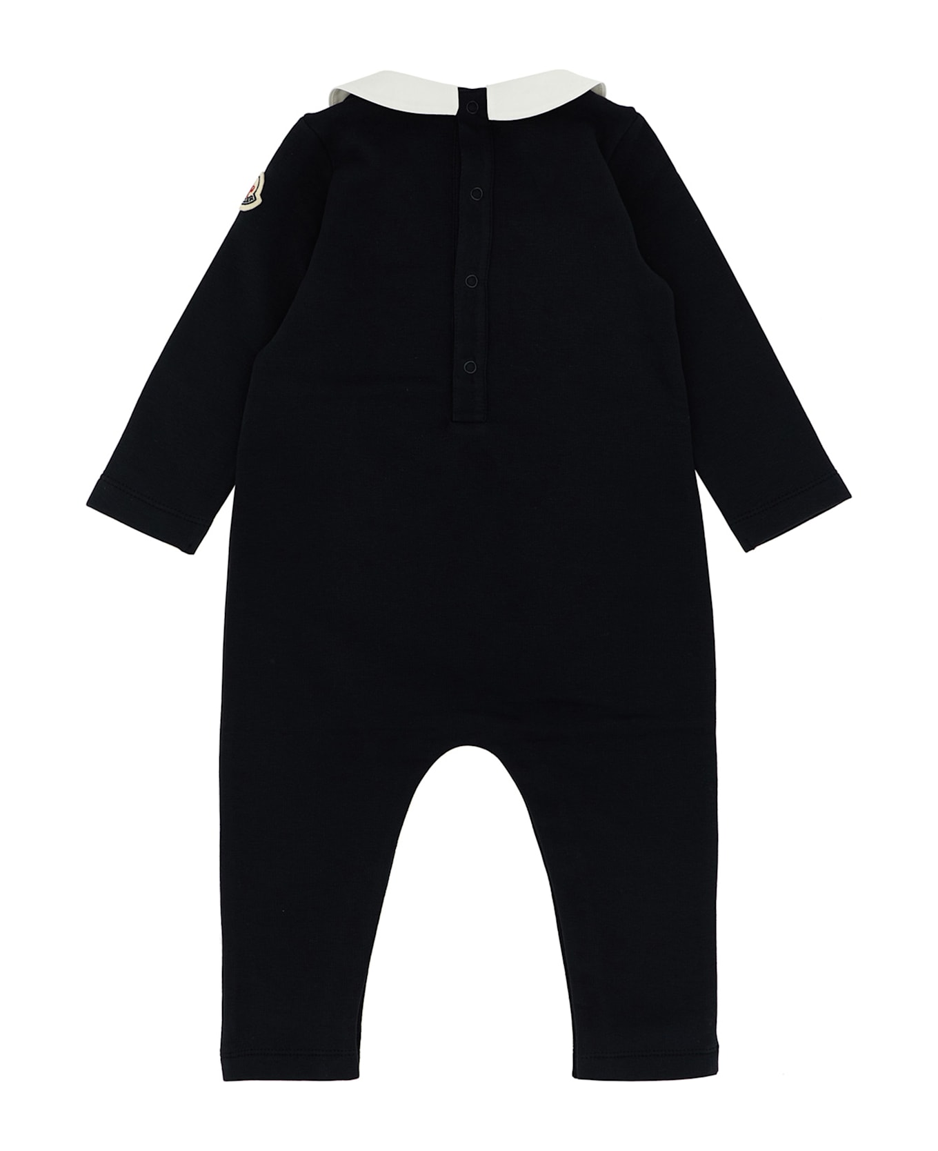 Moncler Logo Embroidery Jumpsuit - Black  