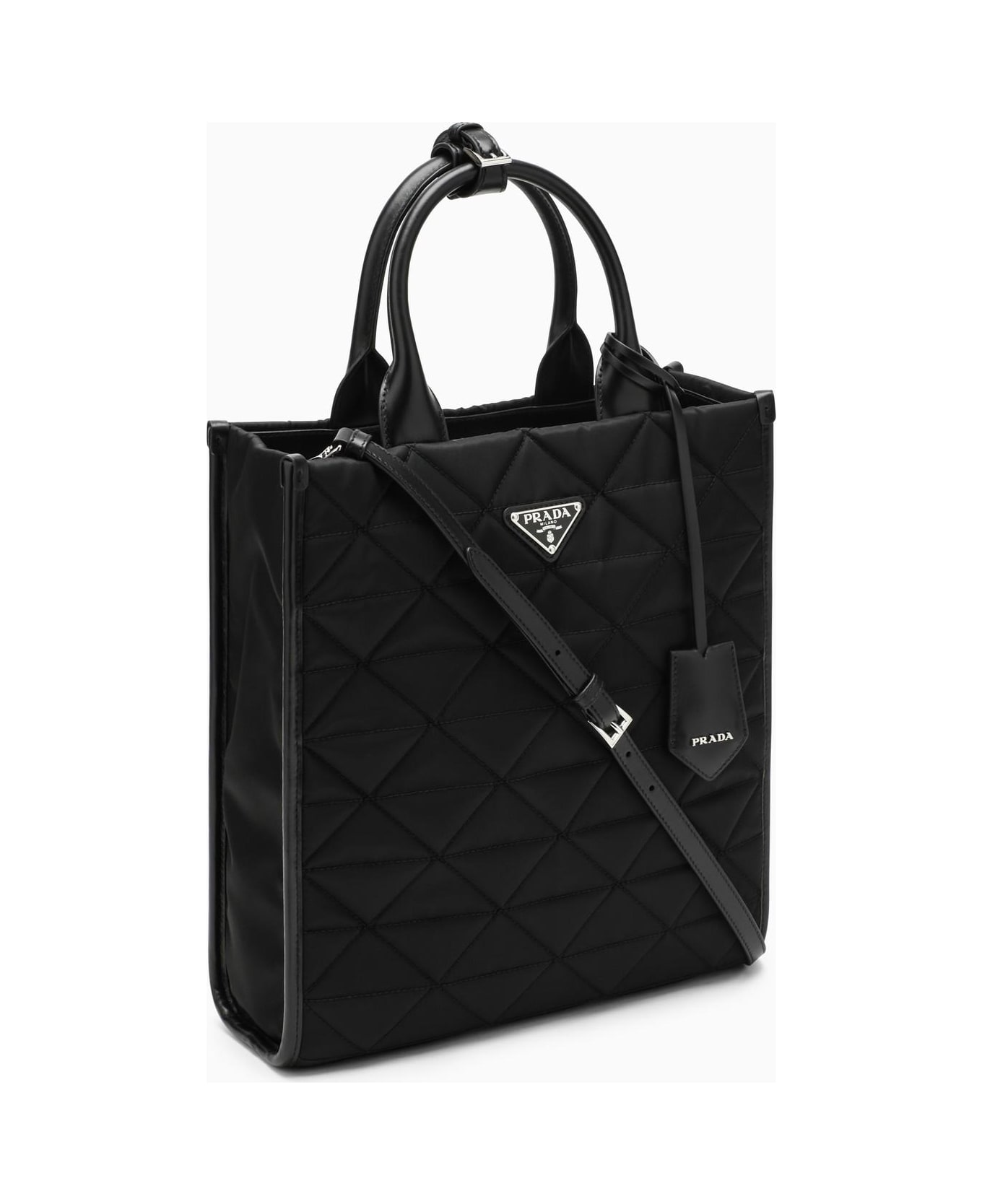 Prada Black Re-nylon Tote Bag - Nero トートバッグ