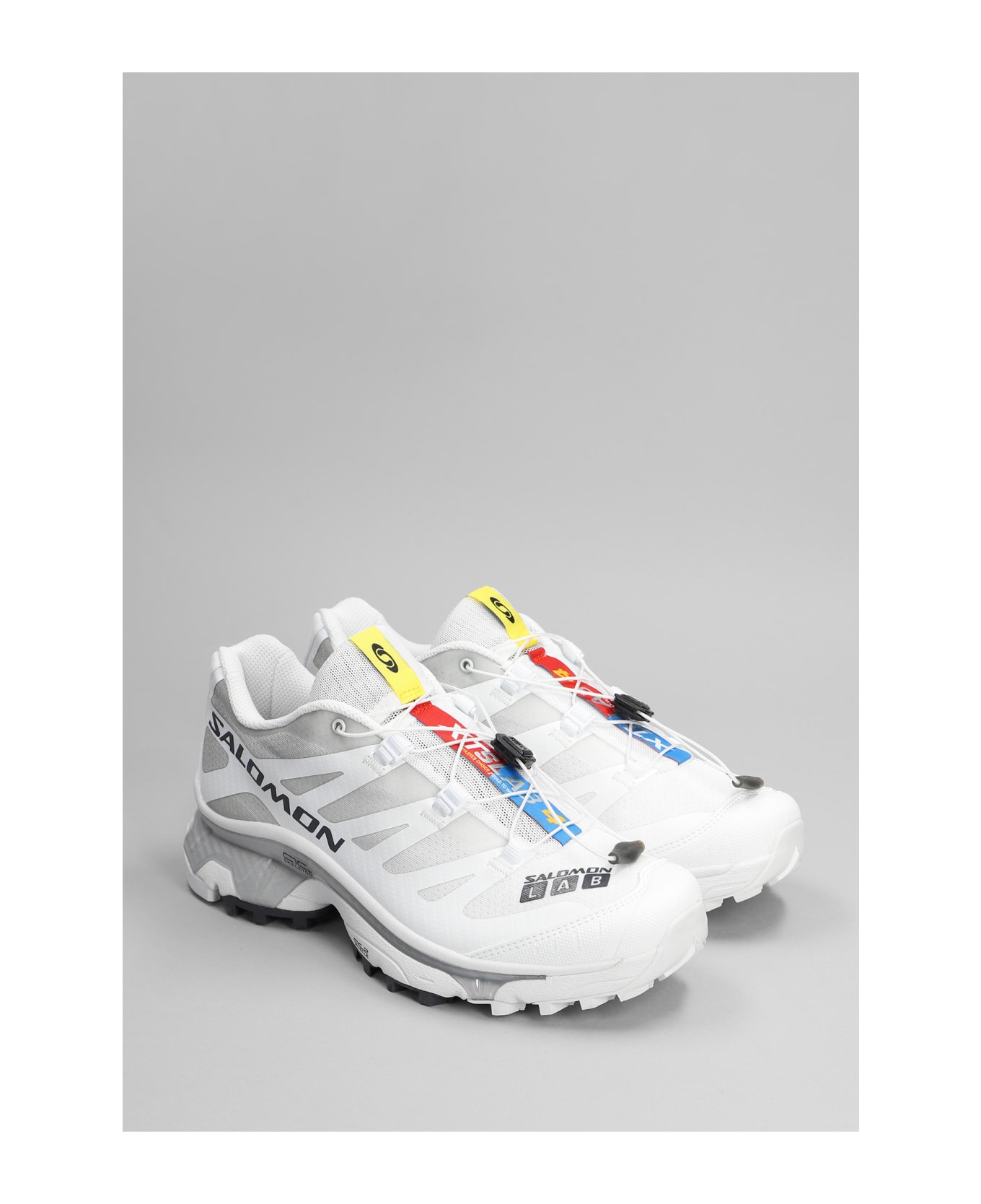 Salomon Xt-4 Og Sneakers In White Synthetic Fibers - White