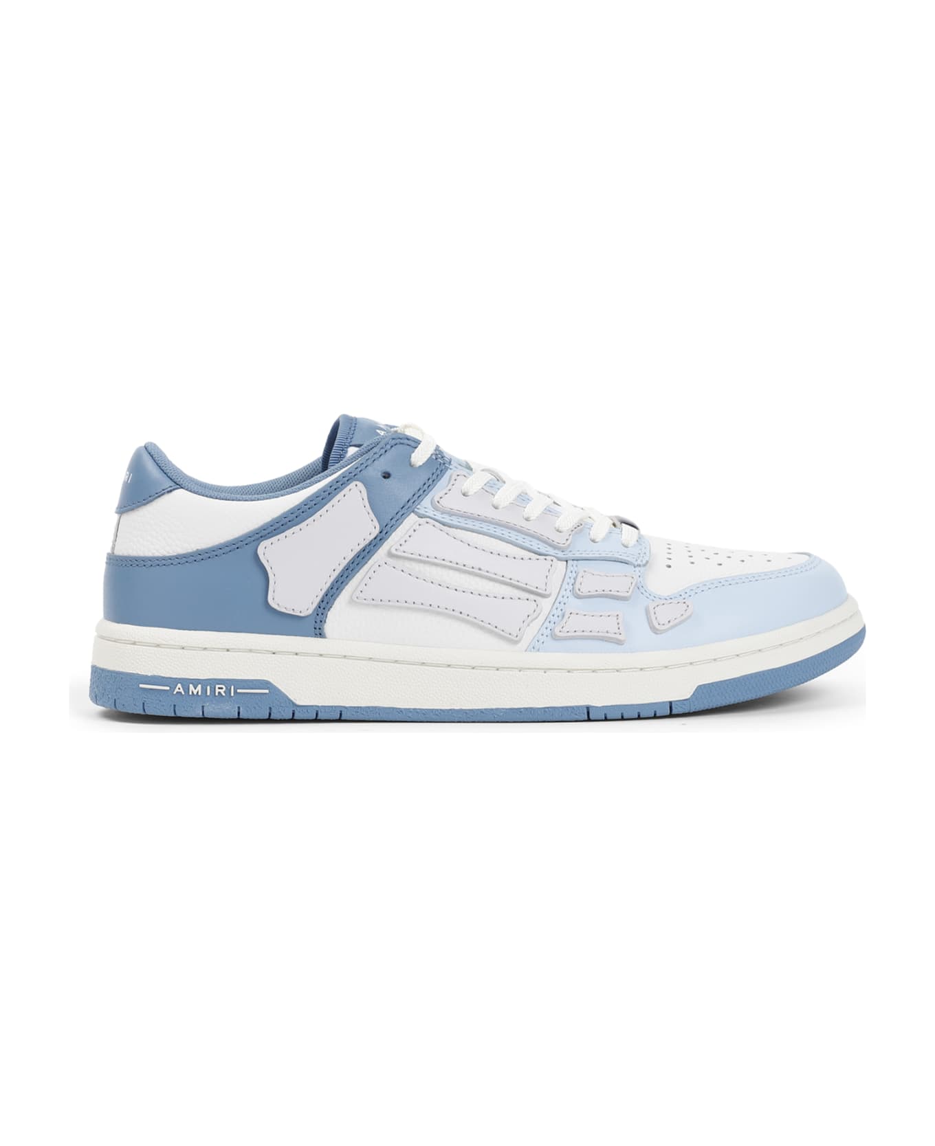 AMIRI Two-tone Skel Top Low Sneakers - Blue White Blue