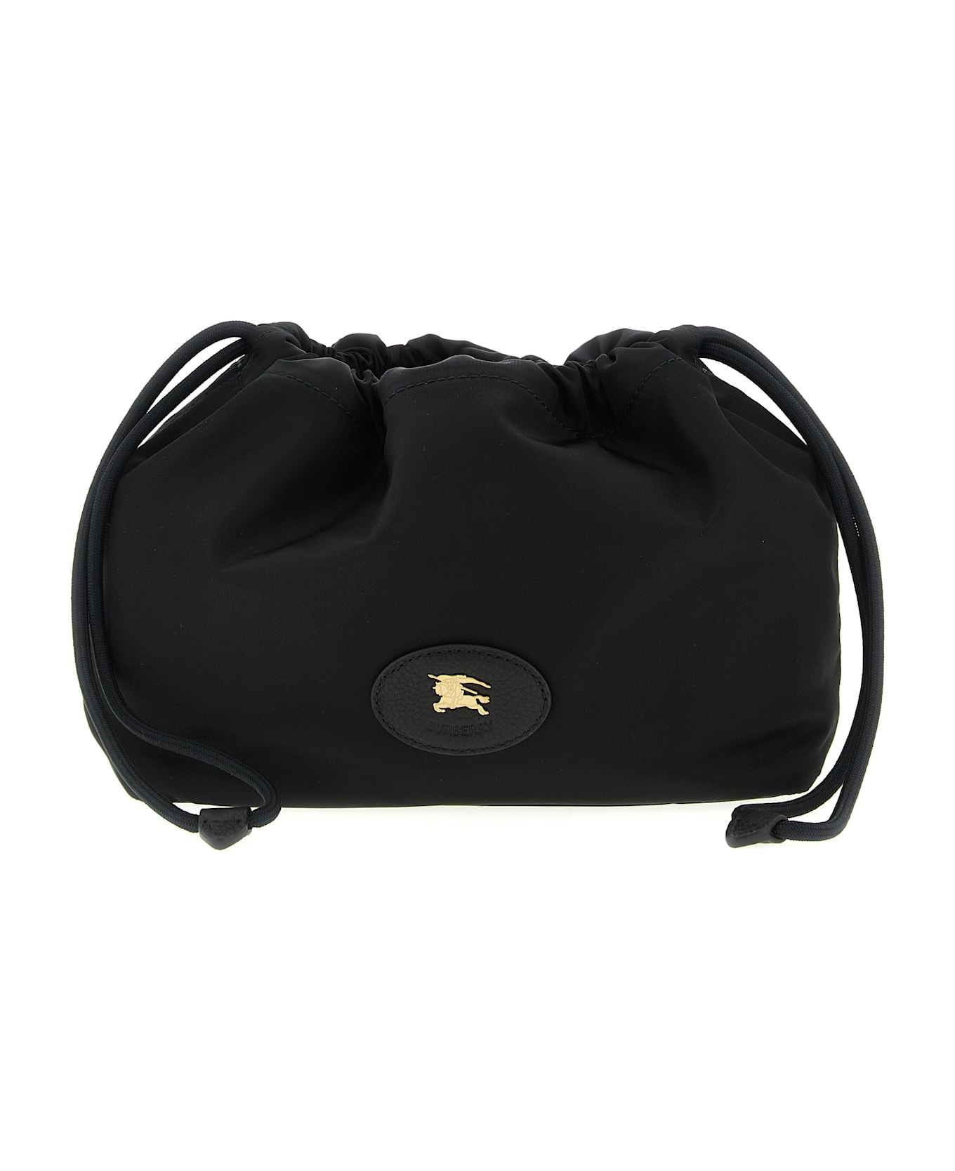 Burberry 
knight Stamp
 Pouch - Black  