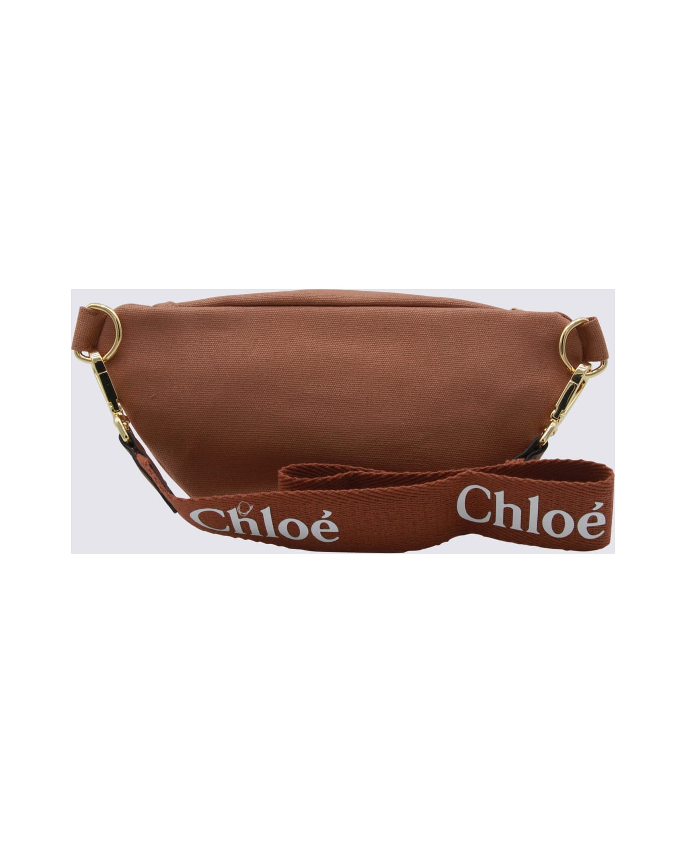 Chloé Brown Cotton Belt Bag - Brown