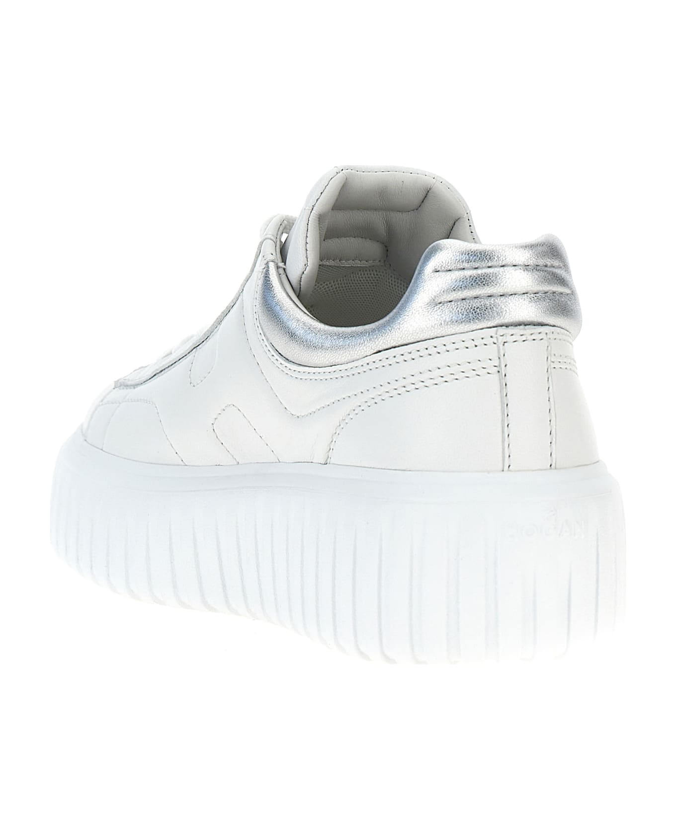 Hogan H-stripes Sneakers - Silver スニーカー