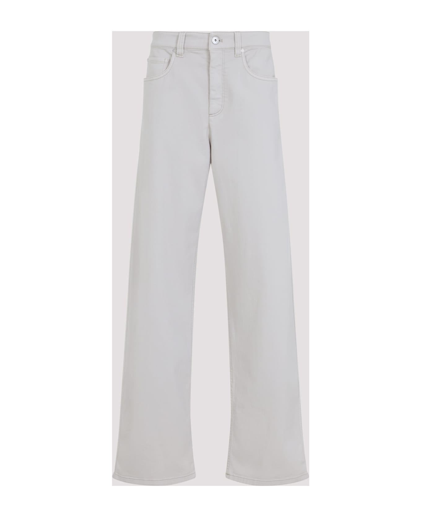 Brunello Cucinelli Garment Dyed Jeans - Warm White