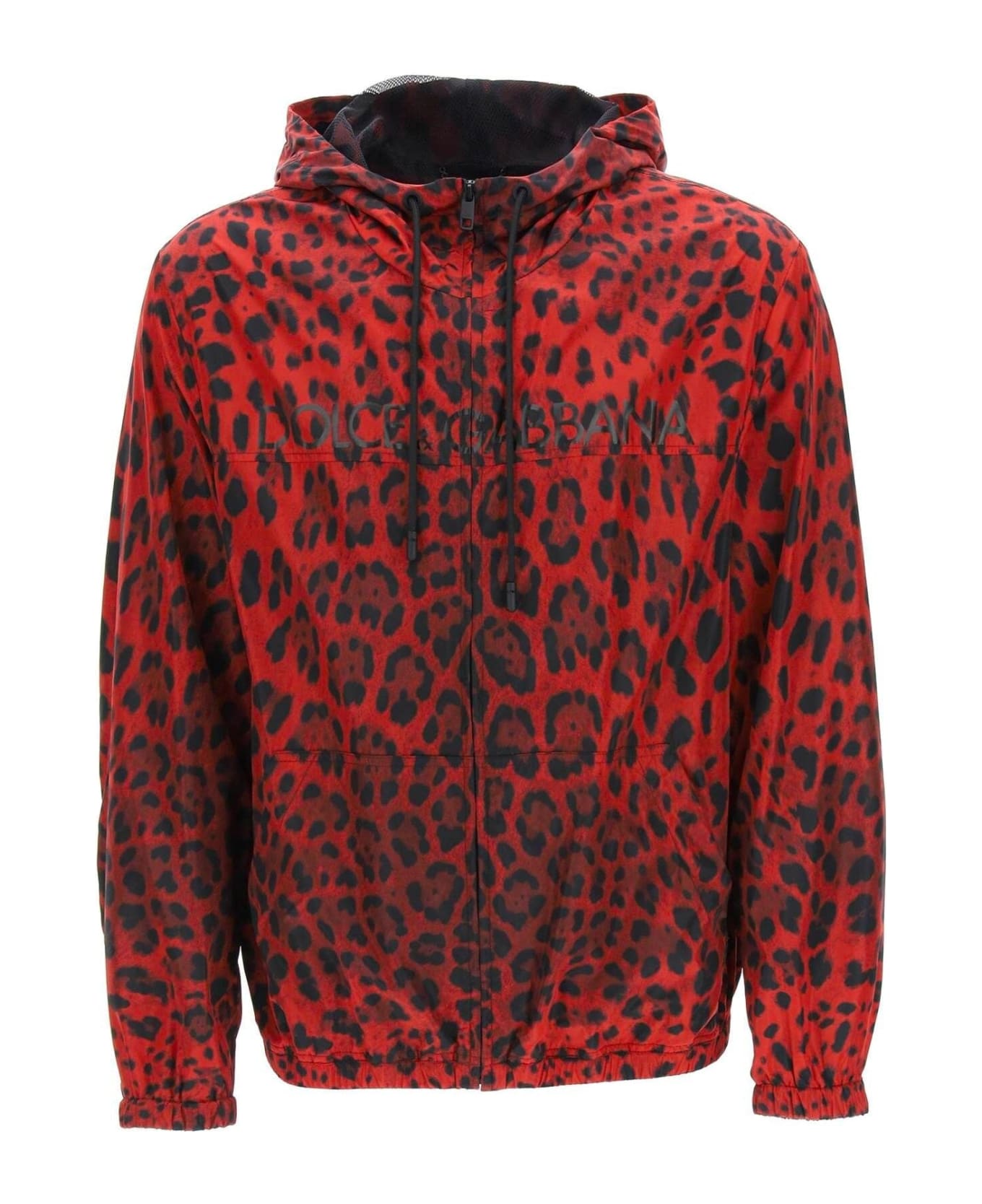 Dolce & Gabbana Jacket With Animal Print - Red ジャケット