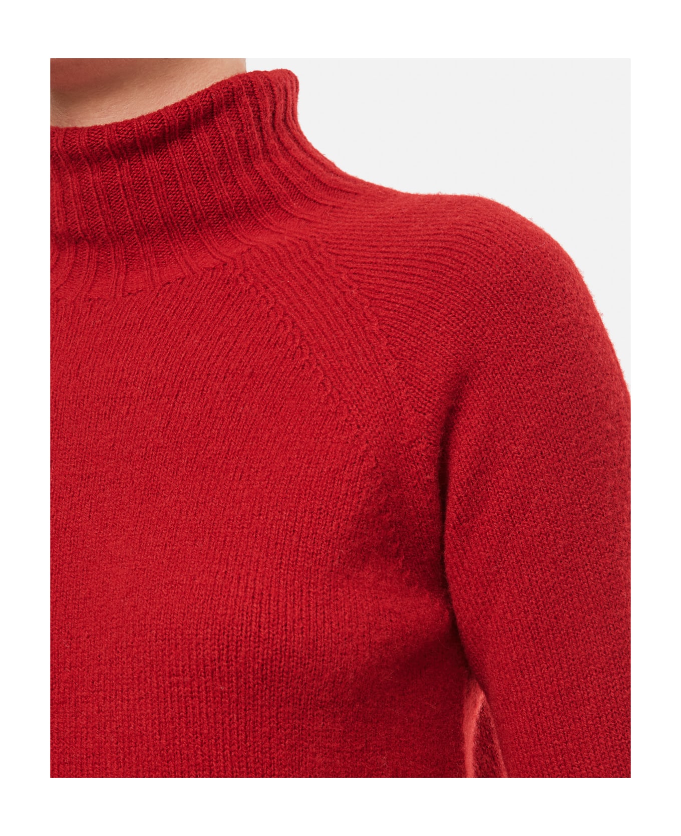 Drumohr Turtleneck Sweater - Red