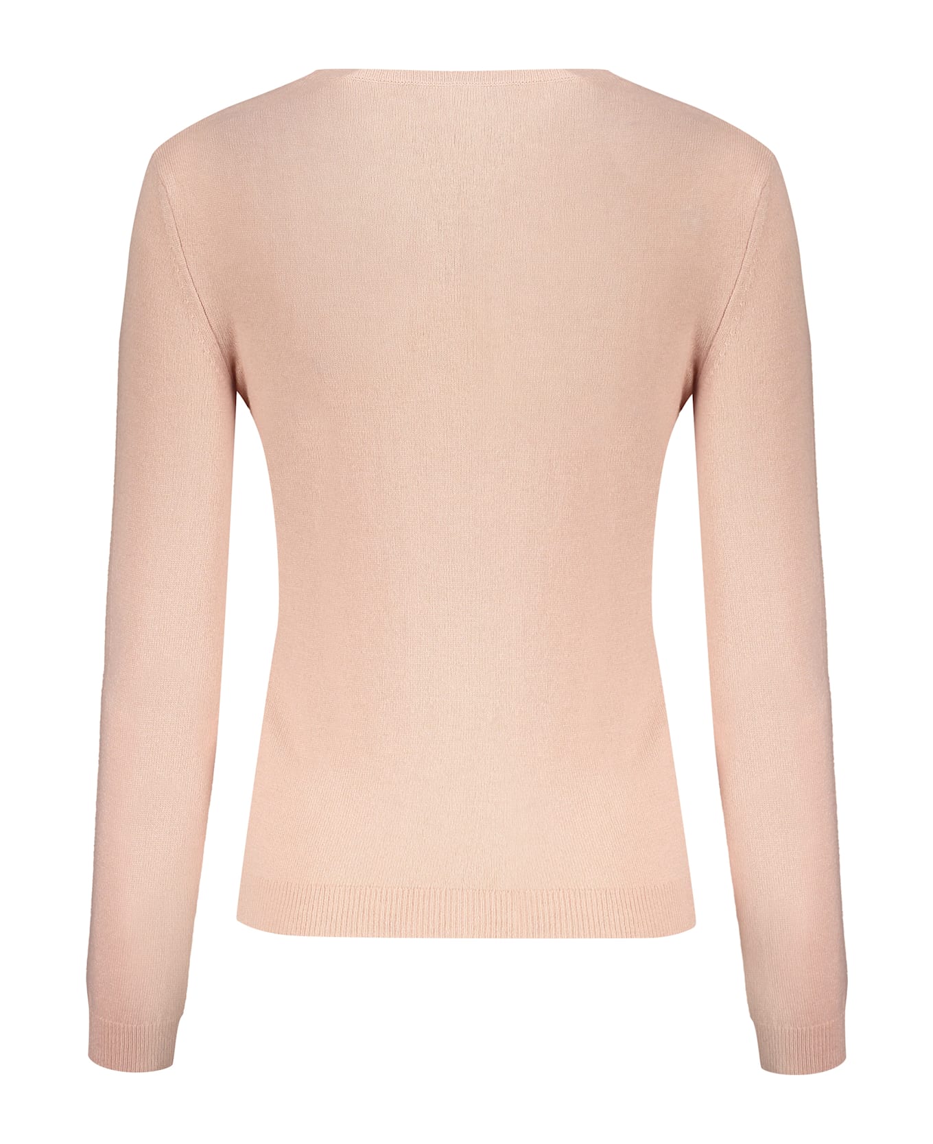 Valentino Garavani Long Sleeve Crew-neck Sweater - Pink