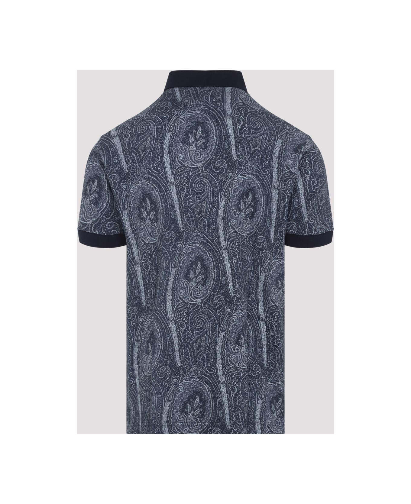 Etro Roma Polo - Stampa F.do Blu