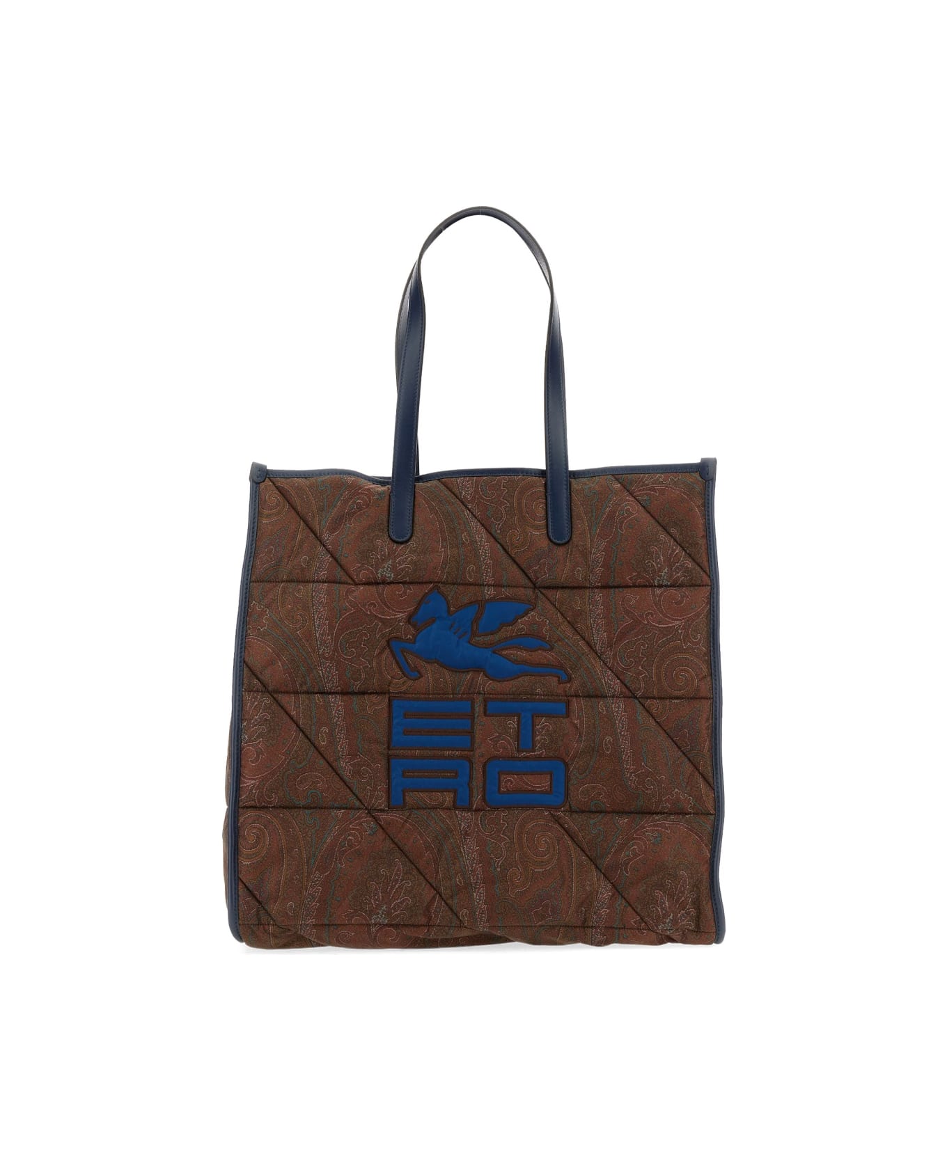 Etro Logo Embroidery Shoulder Bag - MULTICOLOUR