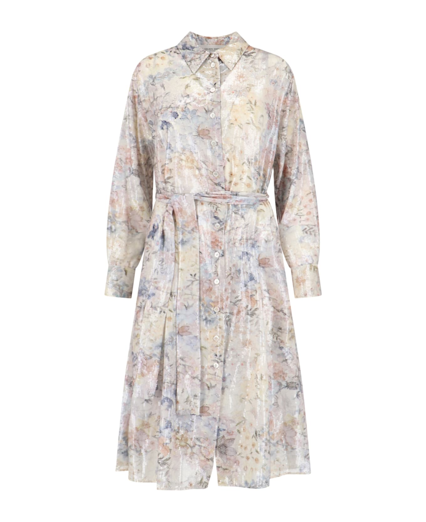 Golden Goose Maxi Shirt Dress - Multicolor