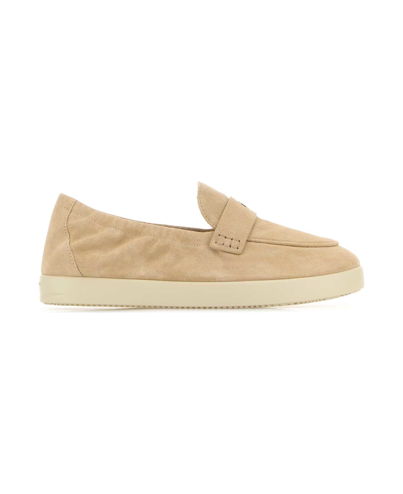 Tory Burch Sand Suede Sport Loafers - SAND