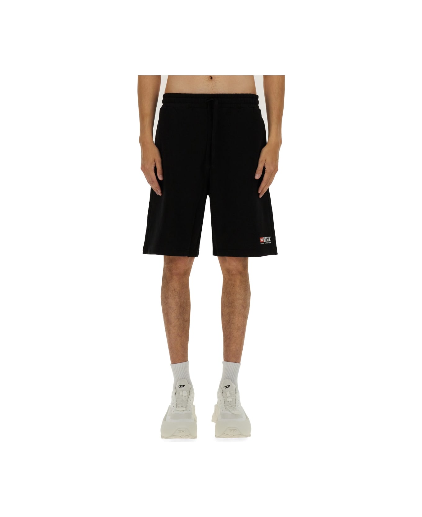 Diesel Short "p-crown-div" - BLACK